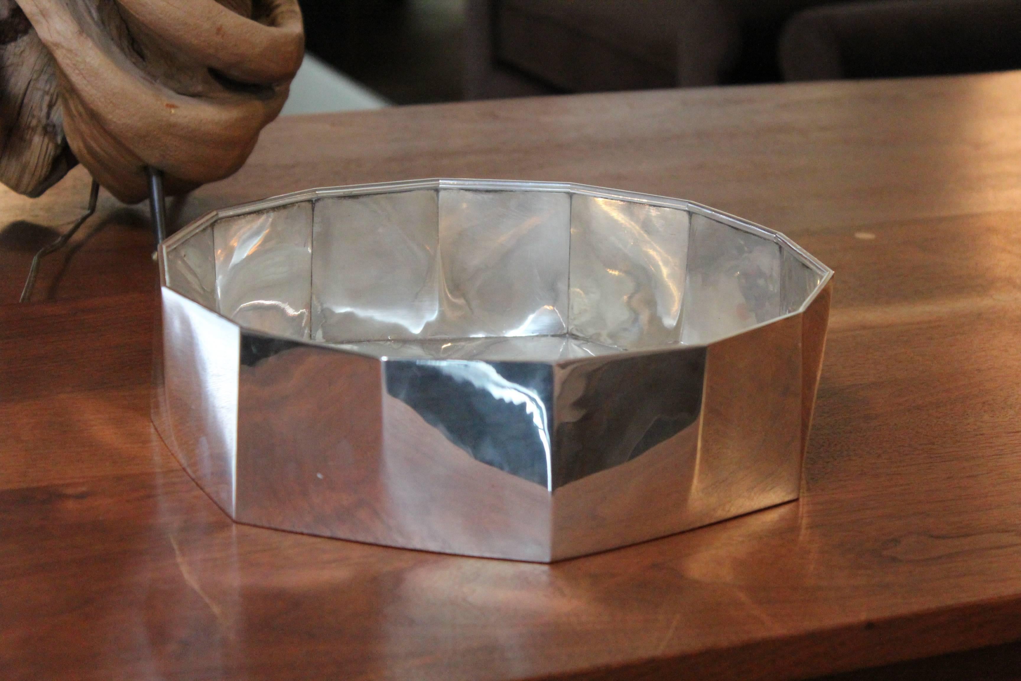 Sterling Silver Bowl by Afra and Tobia Scarpa 2