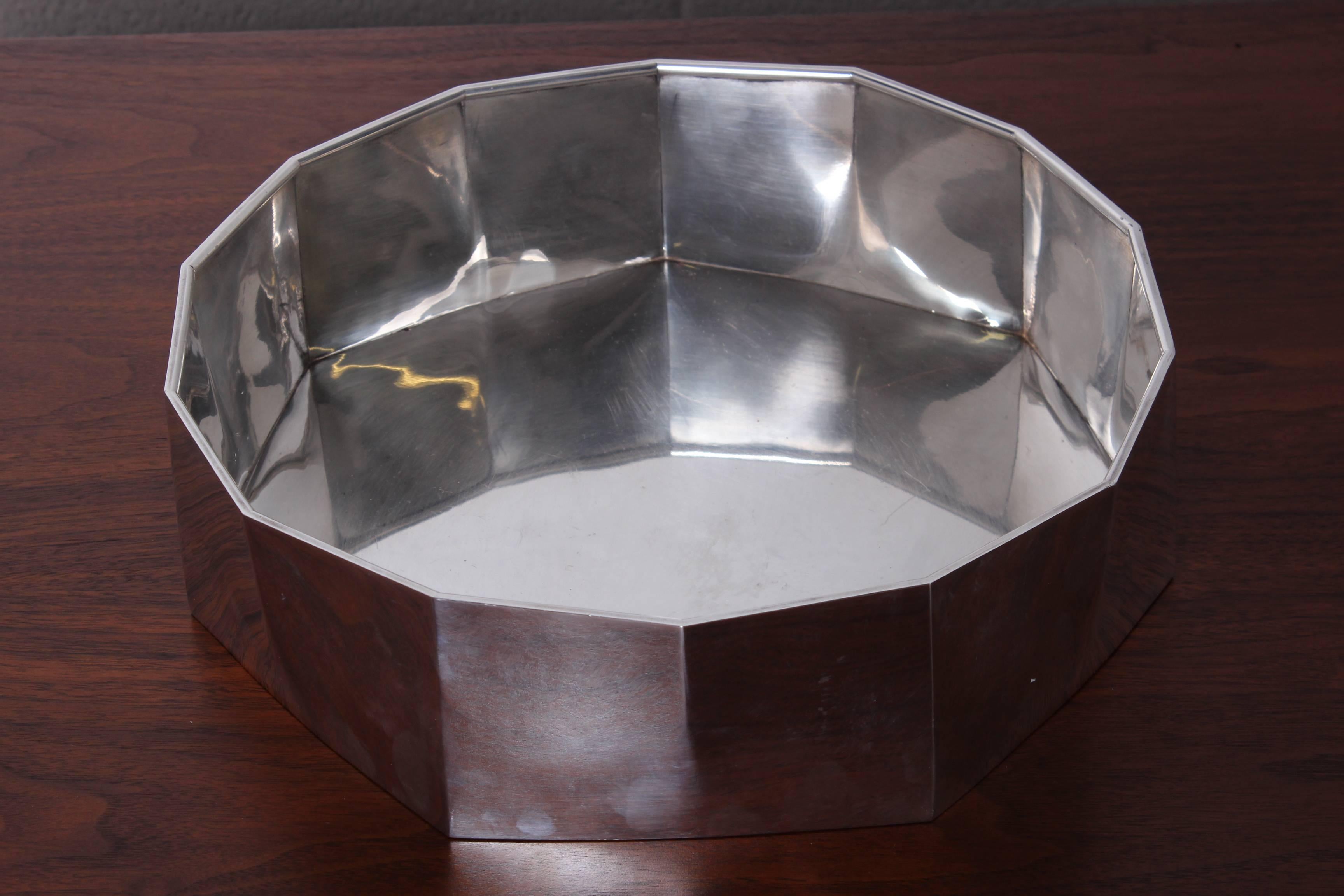 Sterling Silver Bowl by Afra and Tobia Scarpa 3