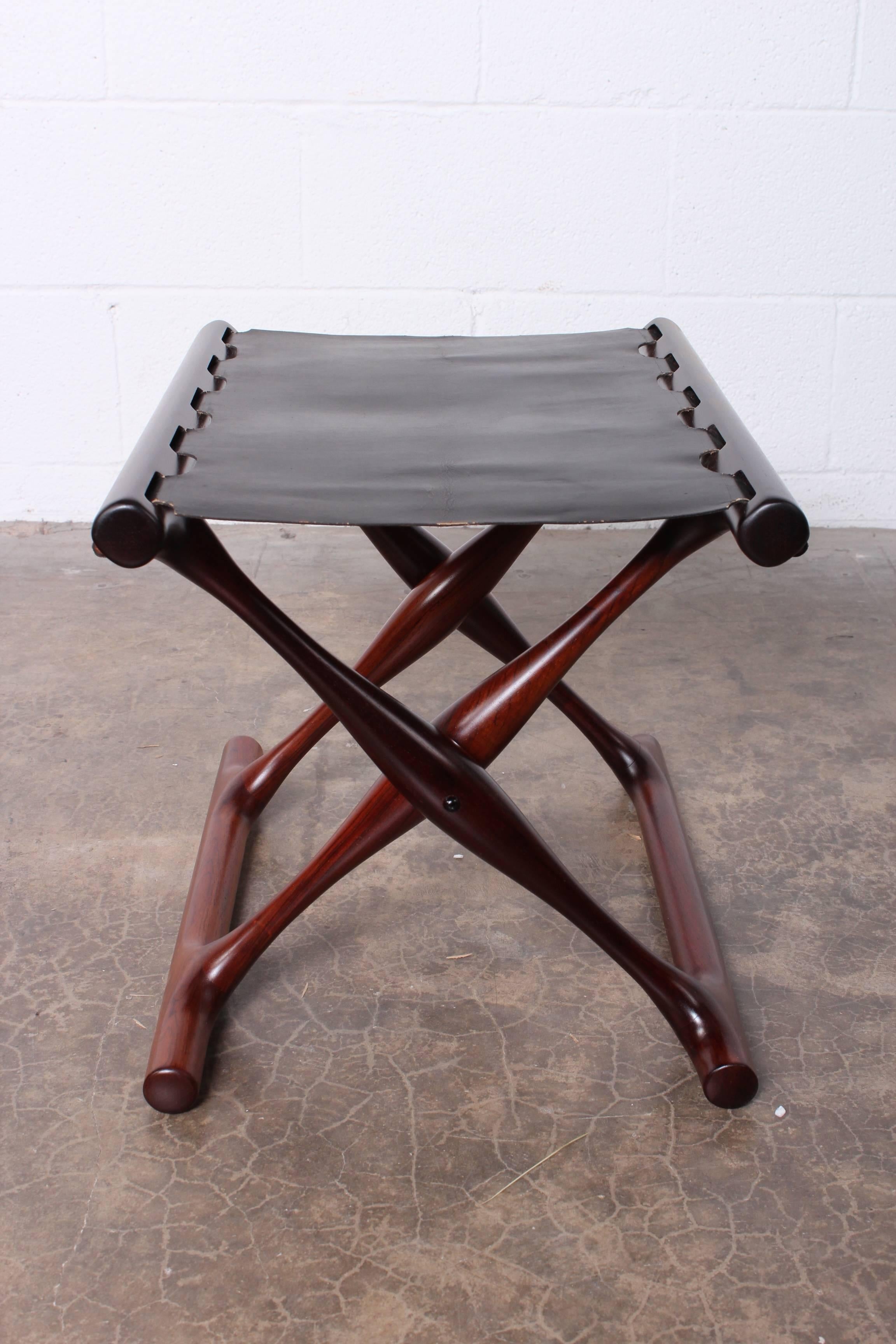 Poul Hundevad Rosewood Guldhoj Stool / Table 4
