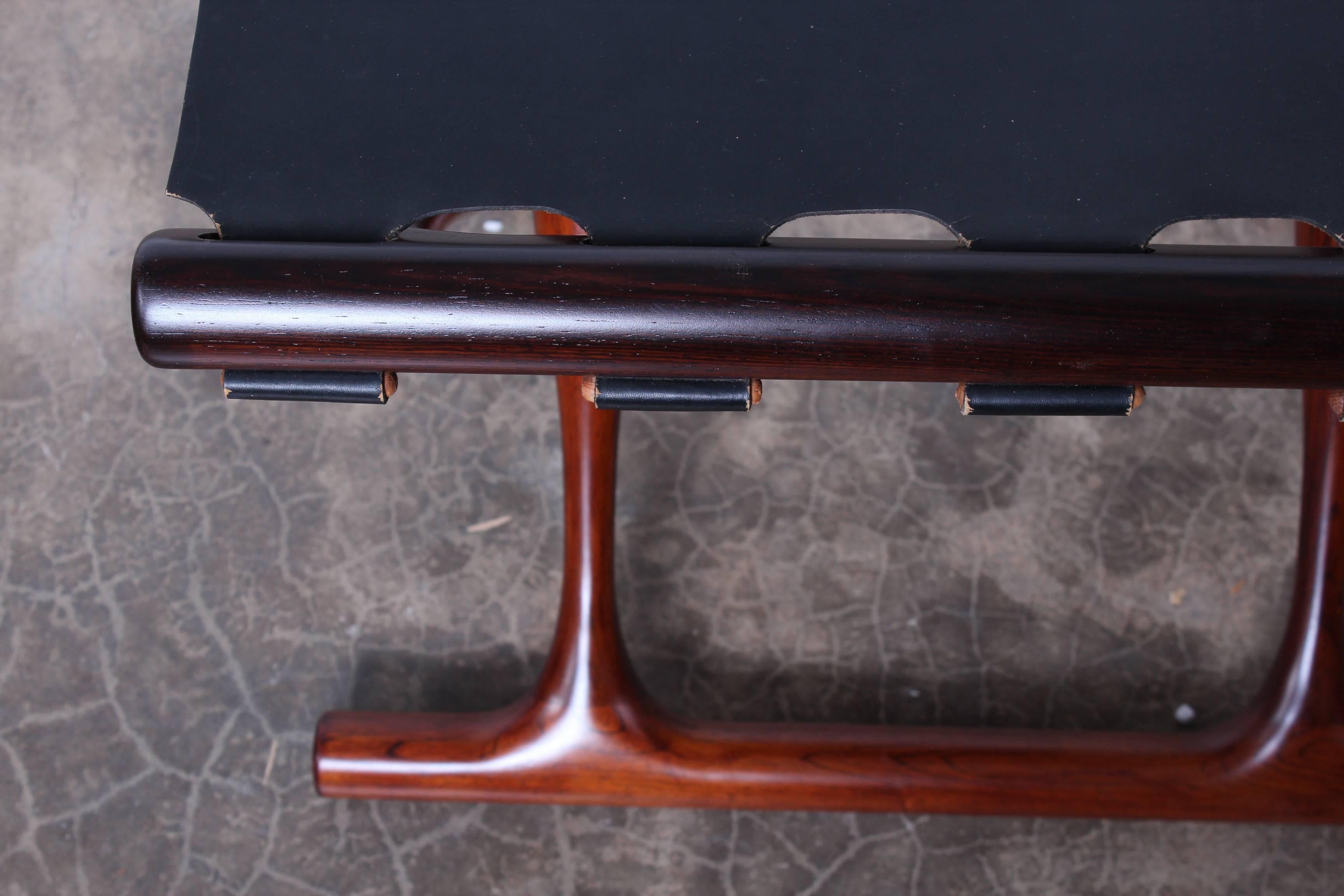 Poul Hundevad Rosewood Guldhoj Stool / Table 6
