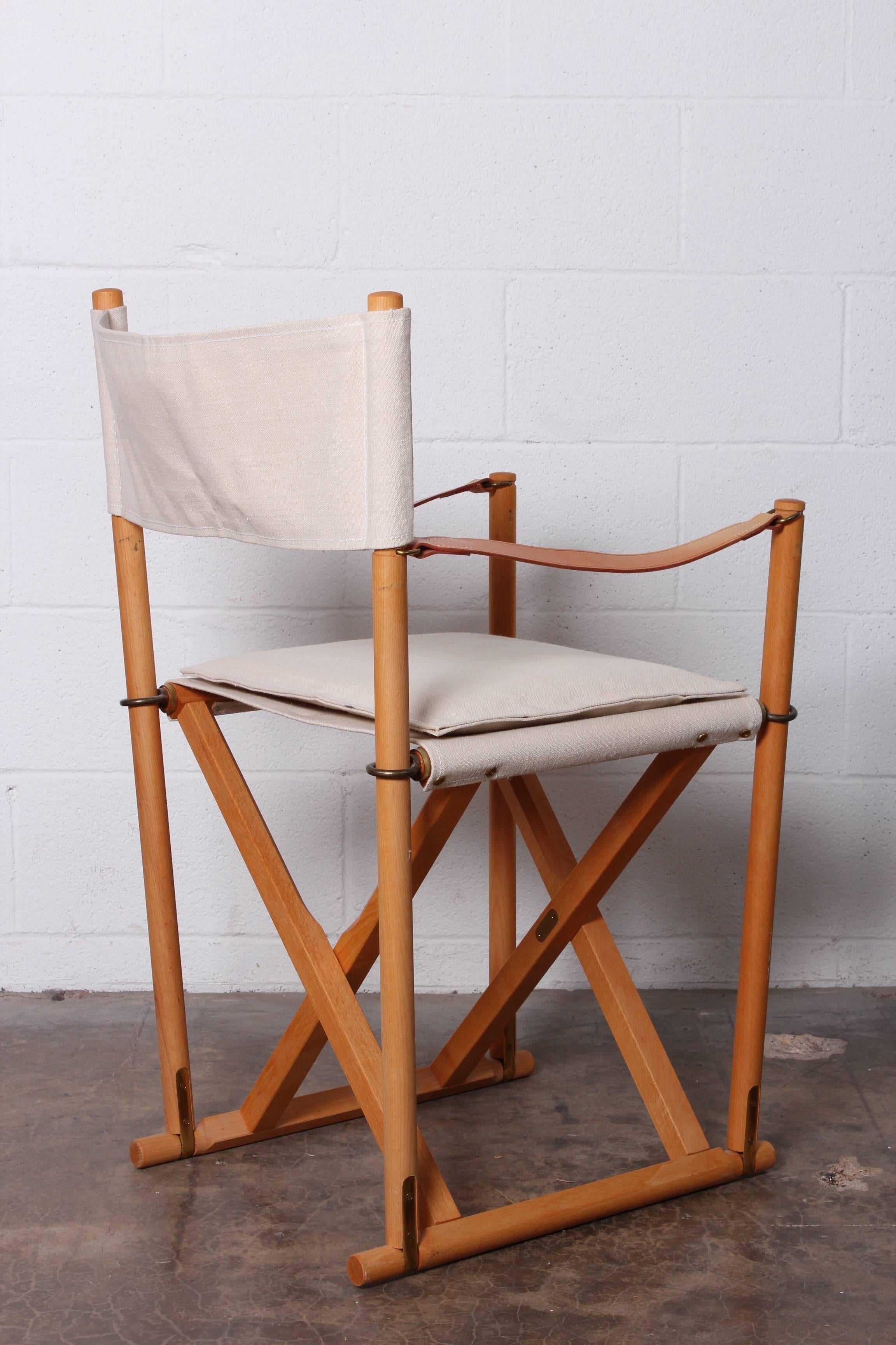 Set of Six Folding Safari Chairs by Mogens Koch 1