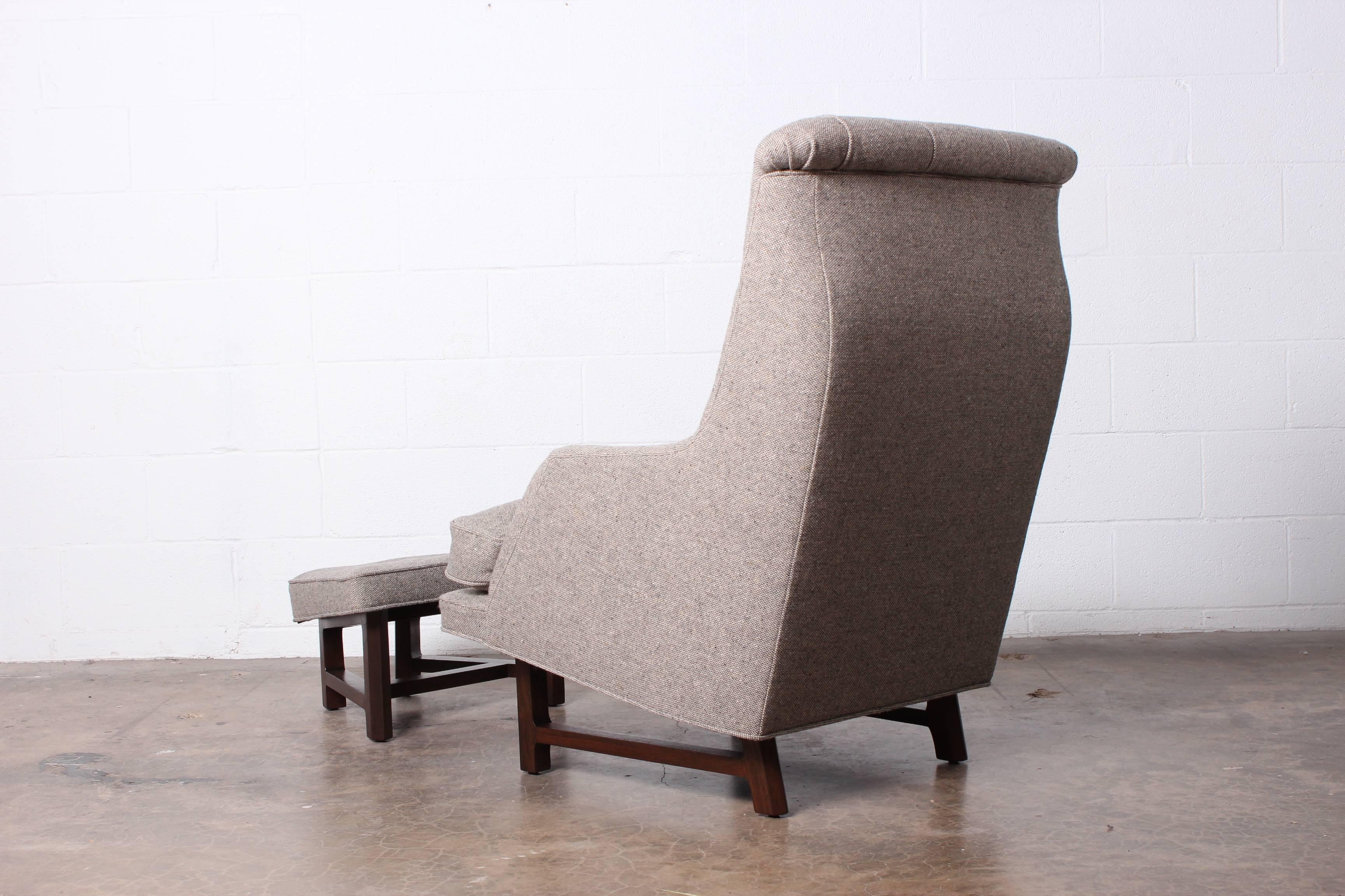 Lounge Chair and Ottoman by Edward Wormley for Dunbar 1