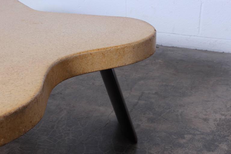 Amoeba Cork Top Coffee Table by Paul Frankl at 1stDibs