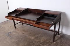 Rosewood Roll Top Desk by Edward Wormley for Dunbar