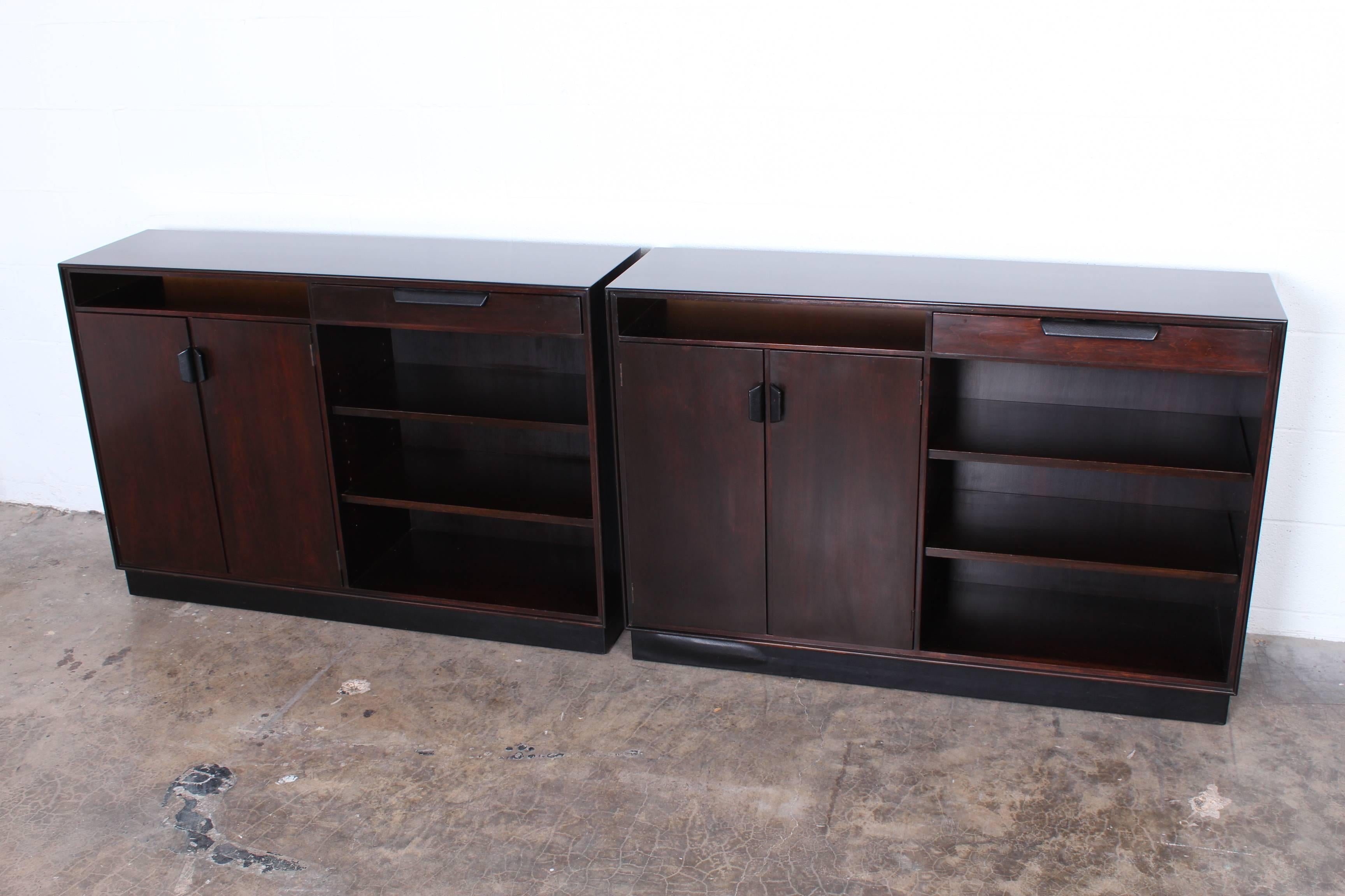 Pair of Bookcases by Edward Wormley for Dunbar 1