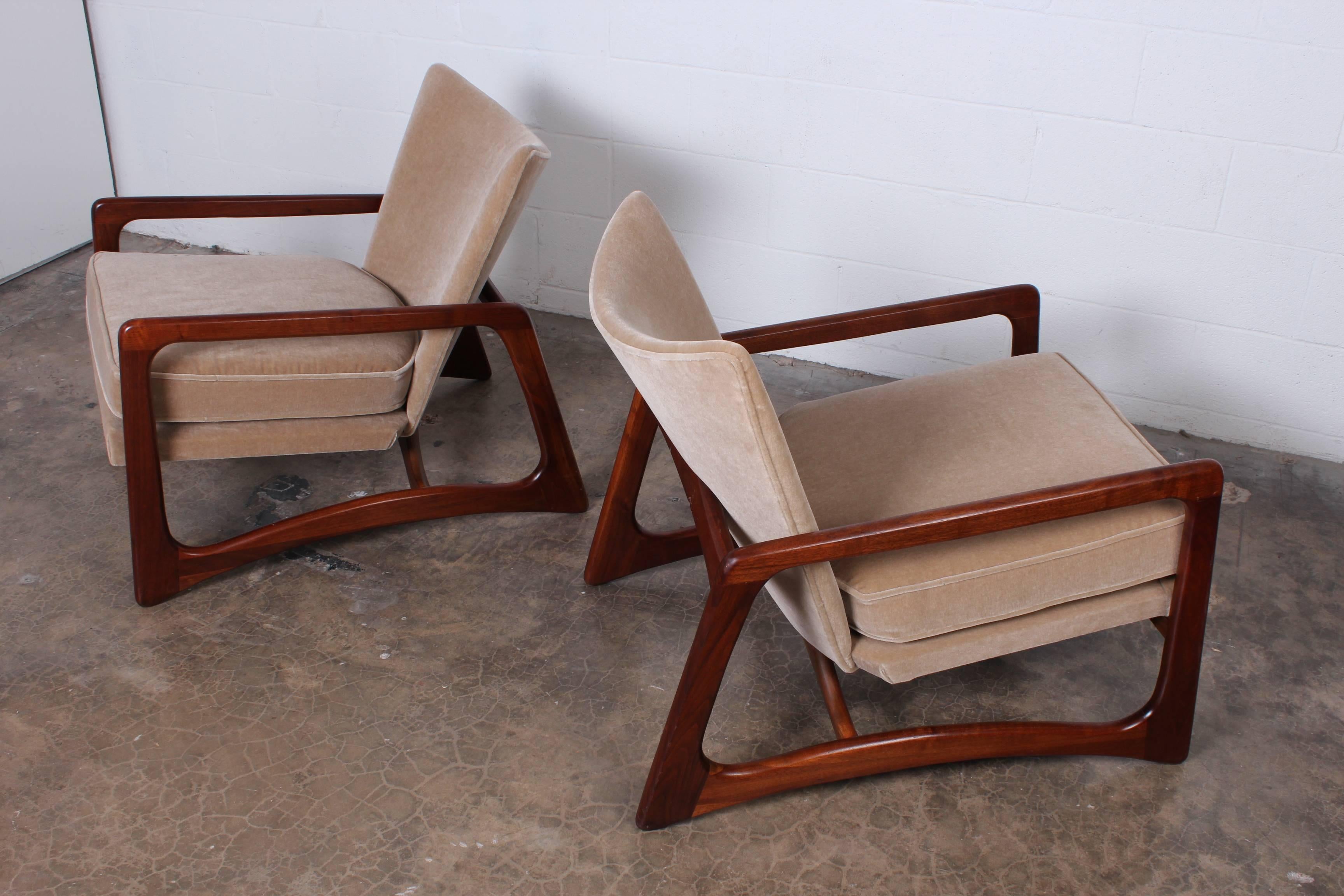 Pair of Lounge Chairs by Adrian Pearsall 1