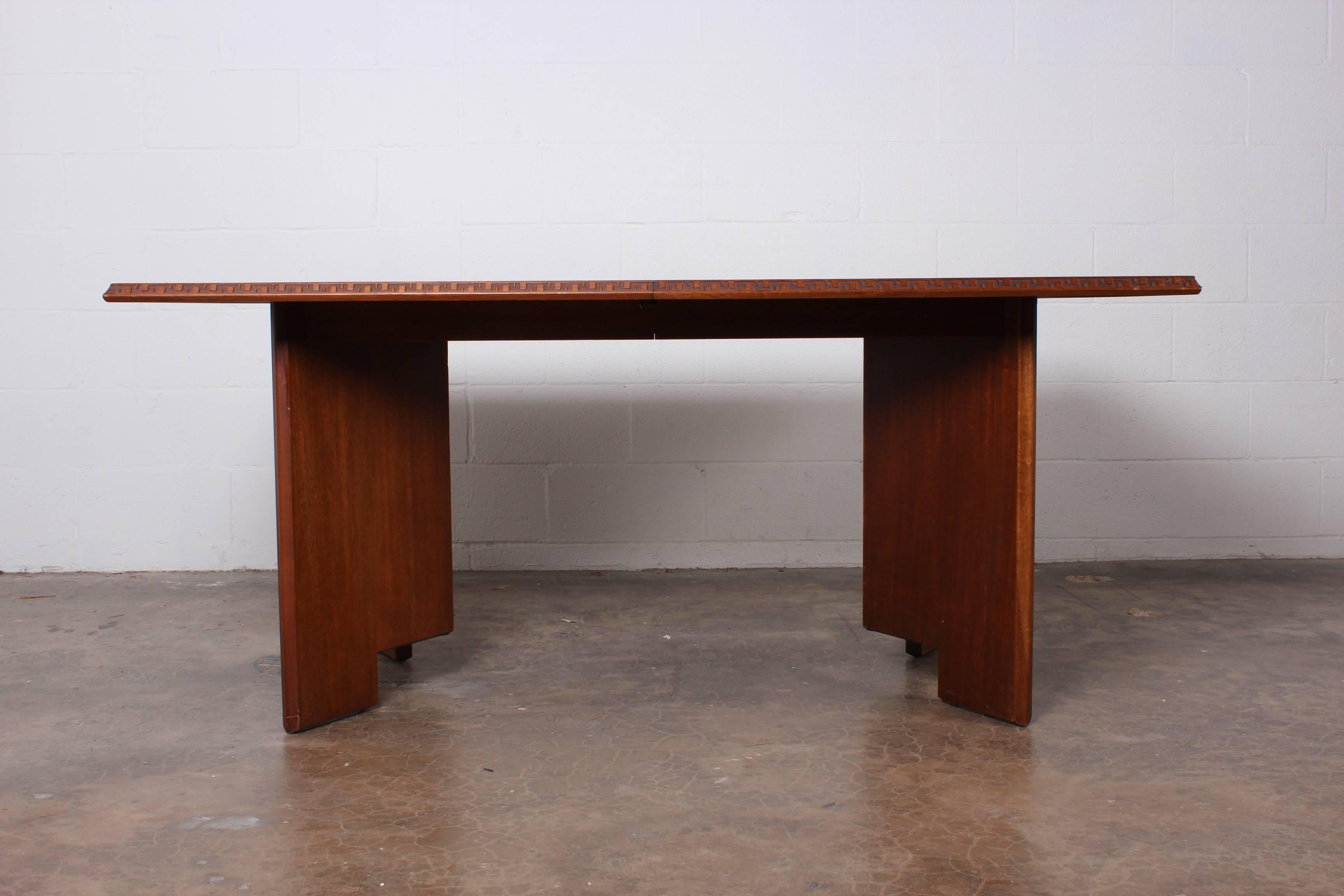 Taliesin Dining Table by Frank Lloyd Wright In Good Condition In Dallas, TX