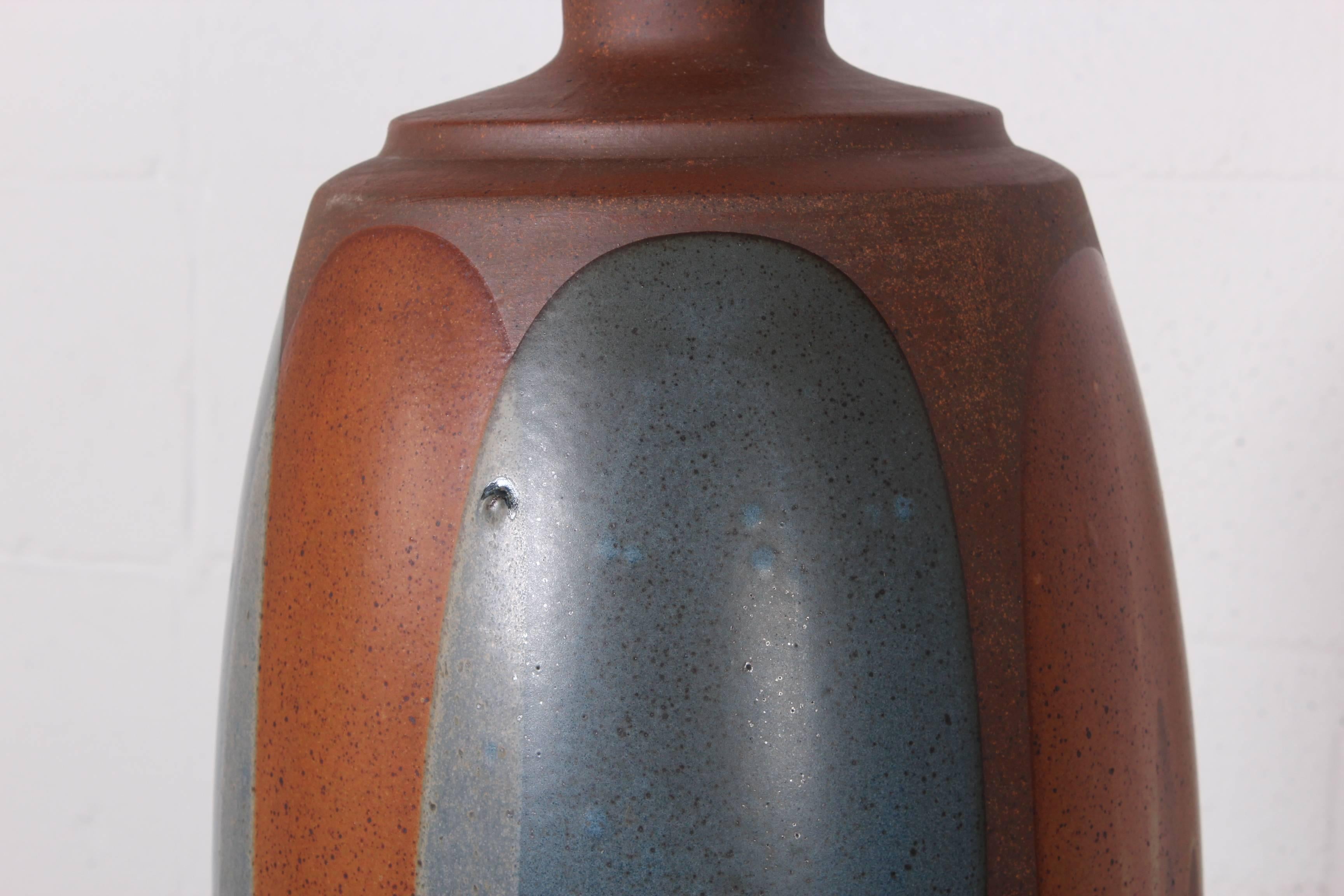 Fame Glaze Ceramic Lamp by David Cressey 4