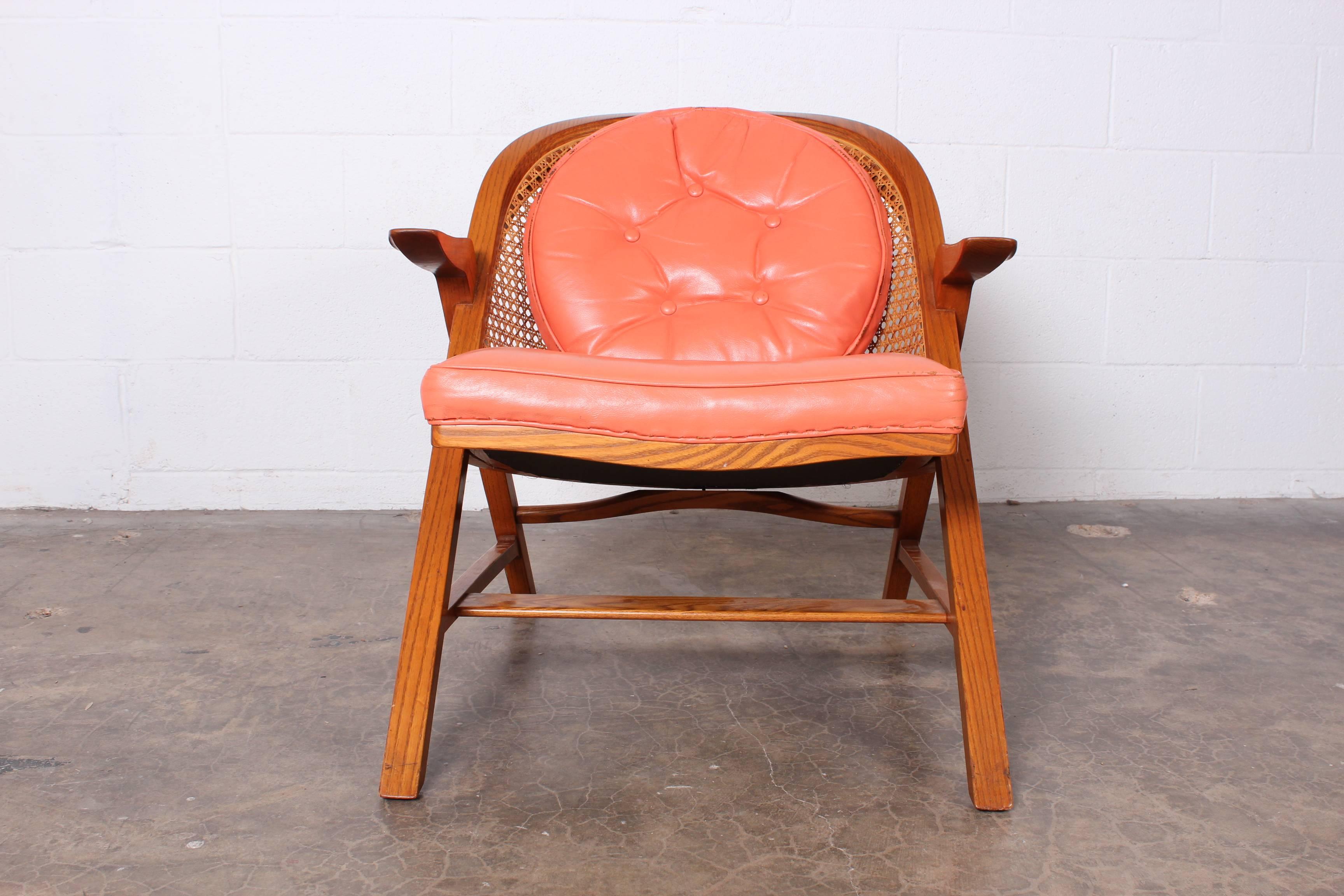 A-Frame Lounge Chair by Edward Wormley for Dunbar In Good Condition In Dallas, TX