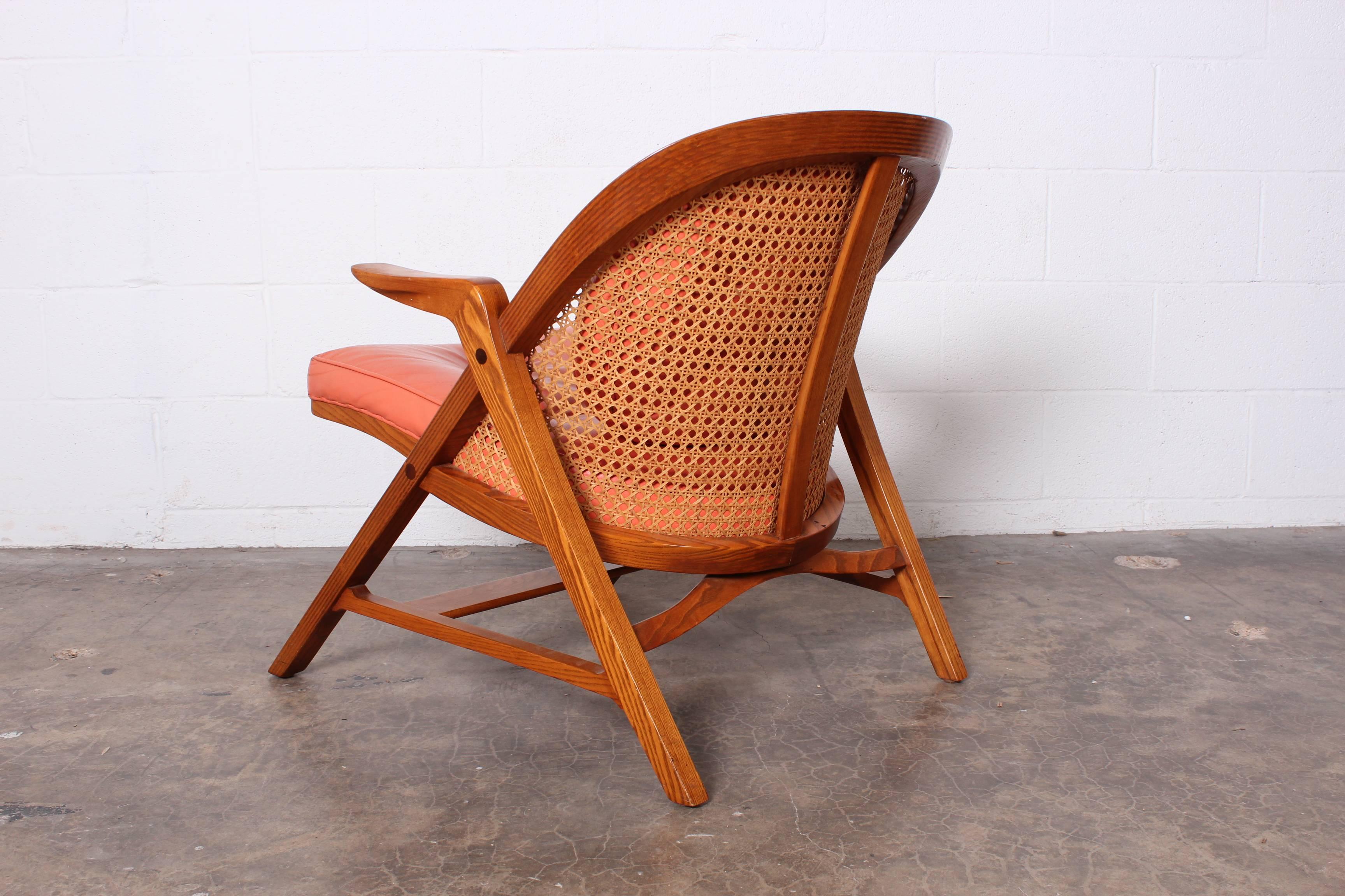 Mid-20th Century A-Frame Lounge Chair by Edward Wormley for Dunbar