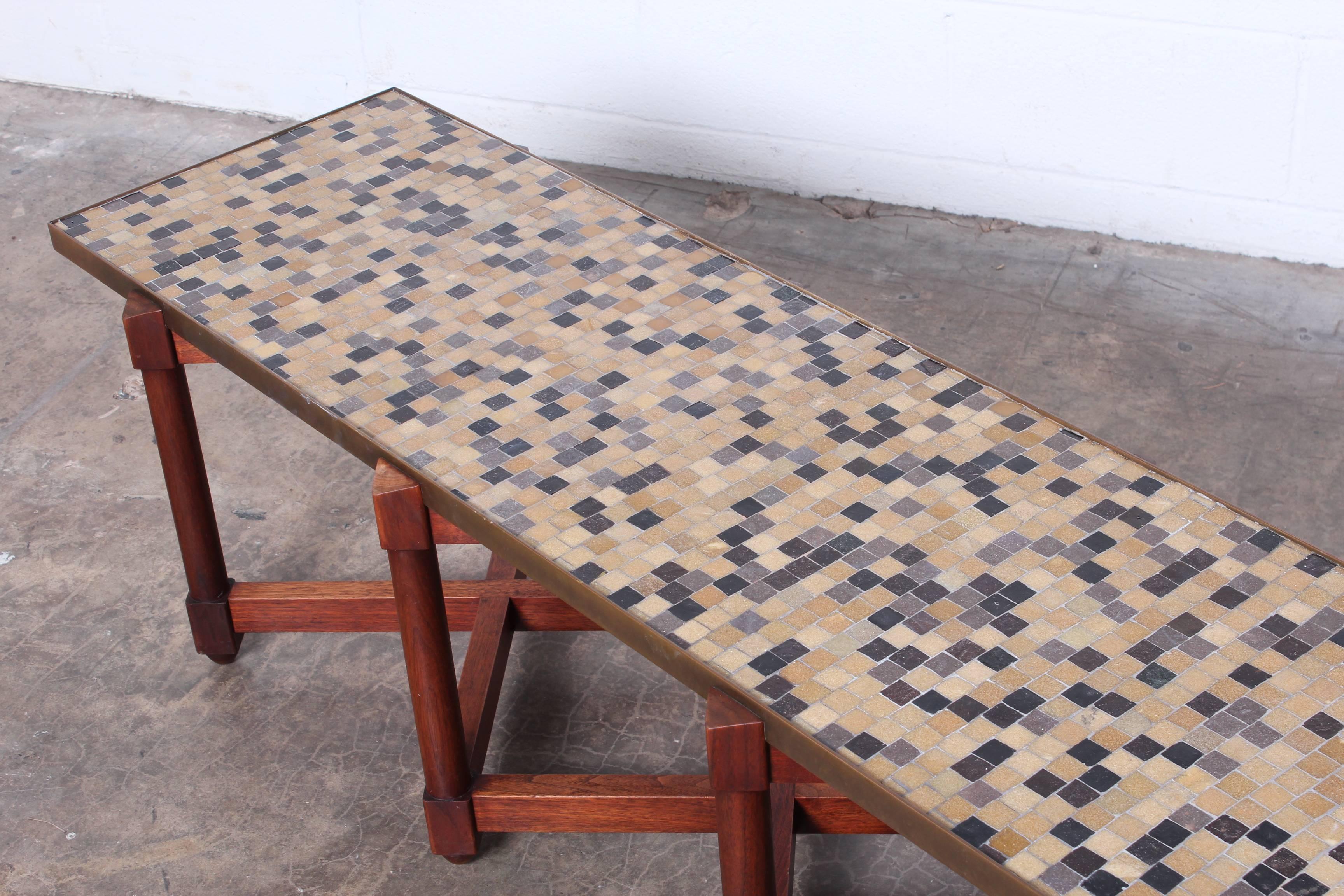 Mid-20th Century Murano Tile Table by Edward Wormley for Dunbar