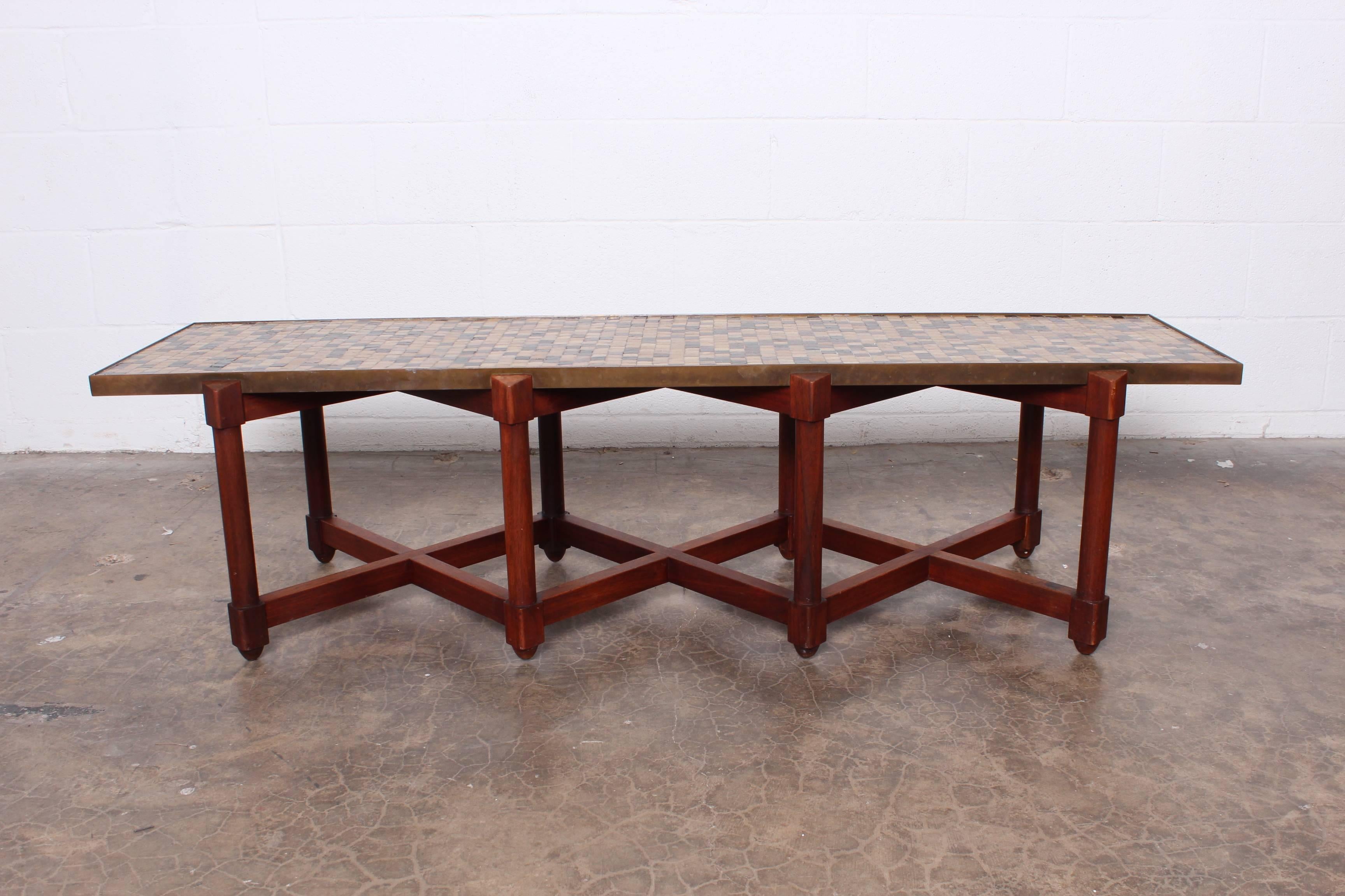 Murano Tile Table by Edward Wormley for Dunbar 4