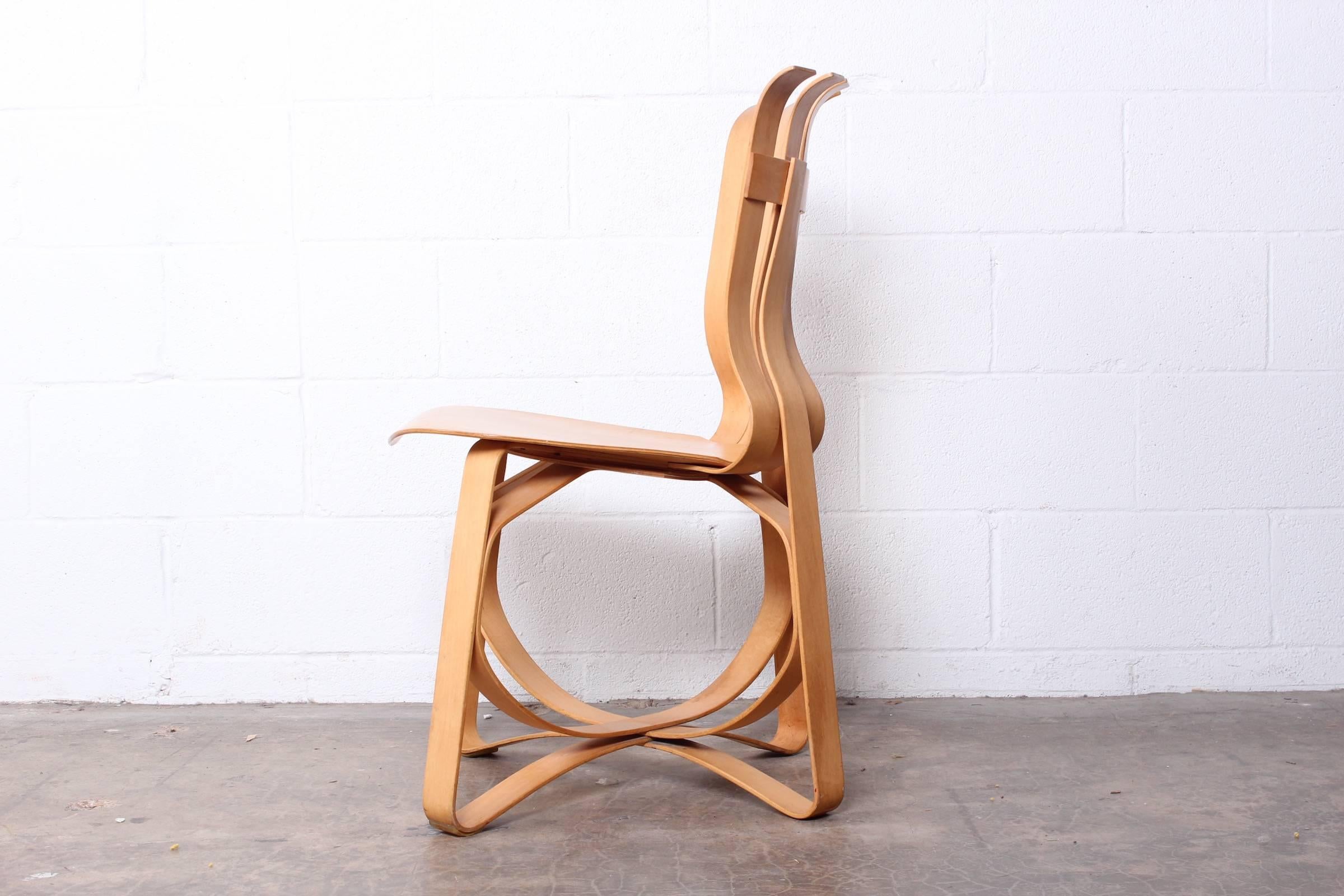 Late 20th Century Cross Check Side / Desk Chair by Frank Gehry