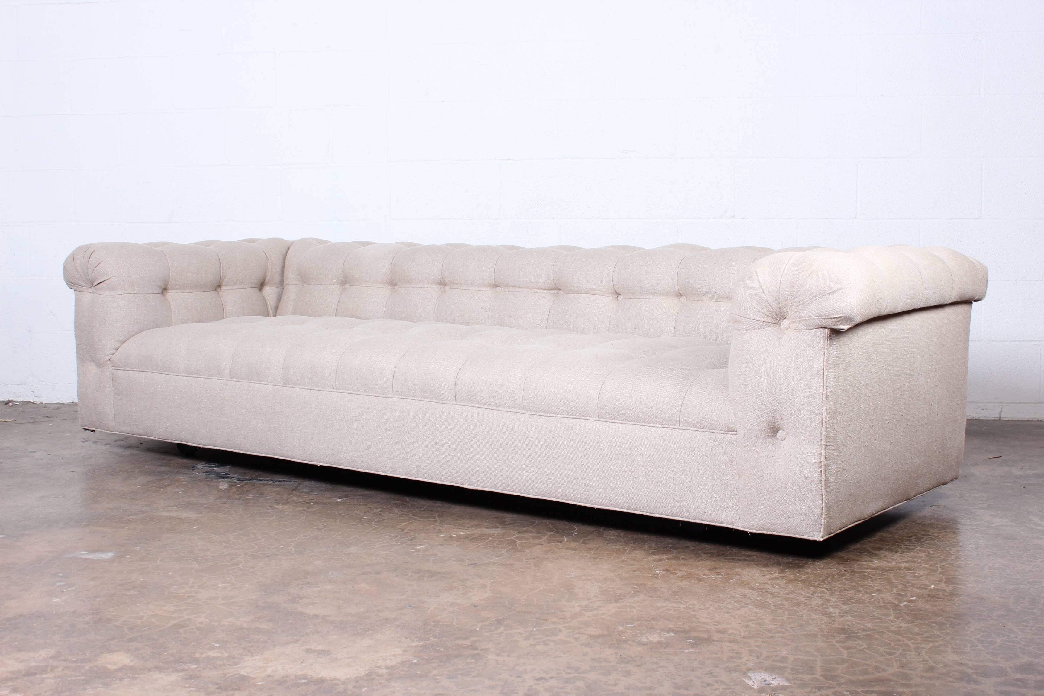 Mid-20th Century Party Sofa Designed by Edward Wormley for Dunbar  ( pair available )