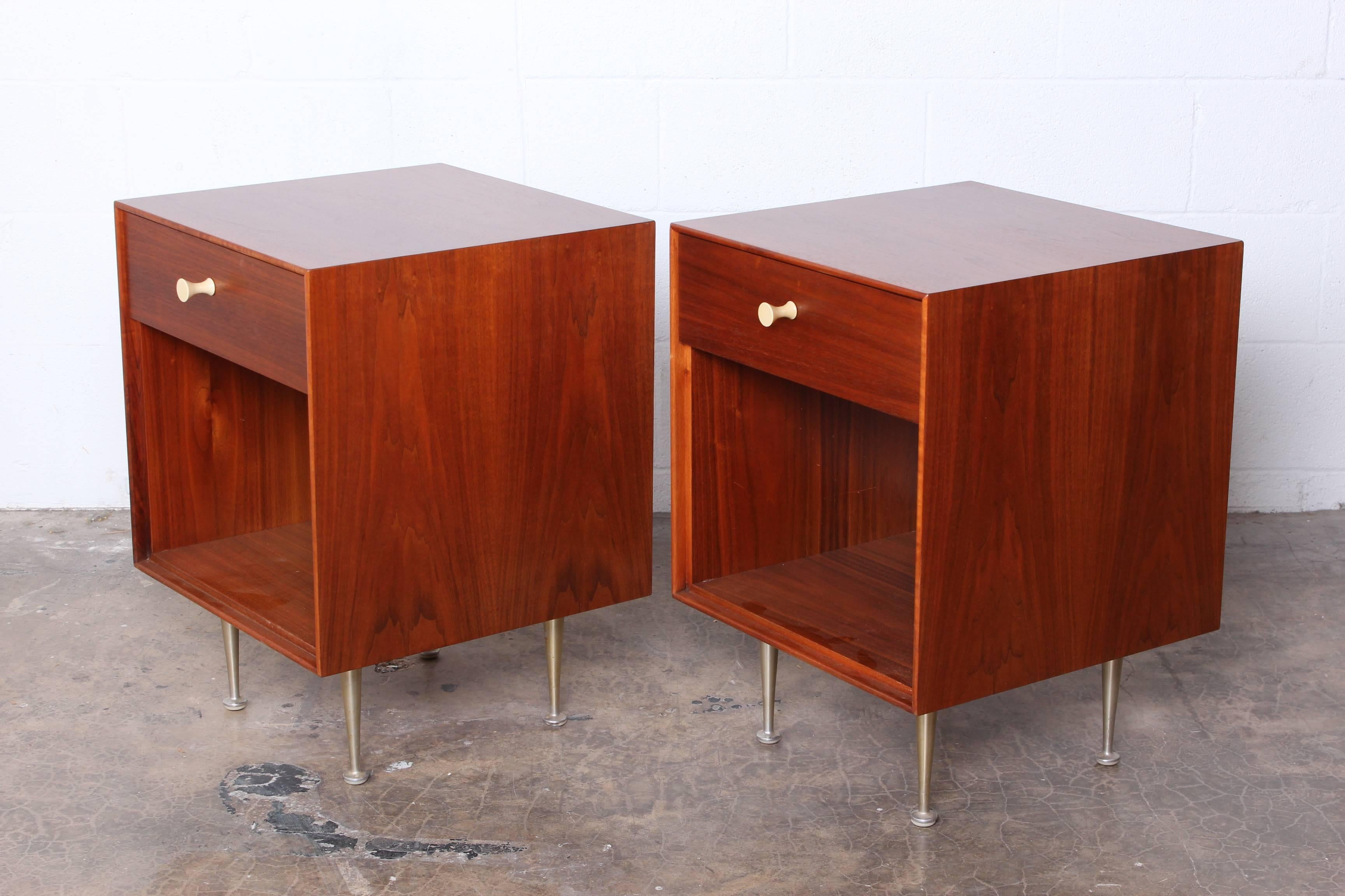 Pair of Thin Edge Nightstands by George Nelson 1