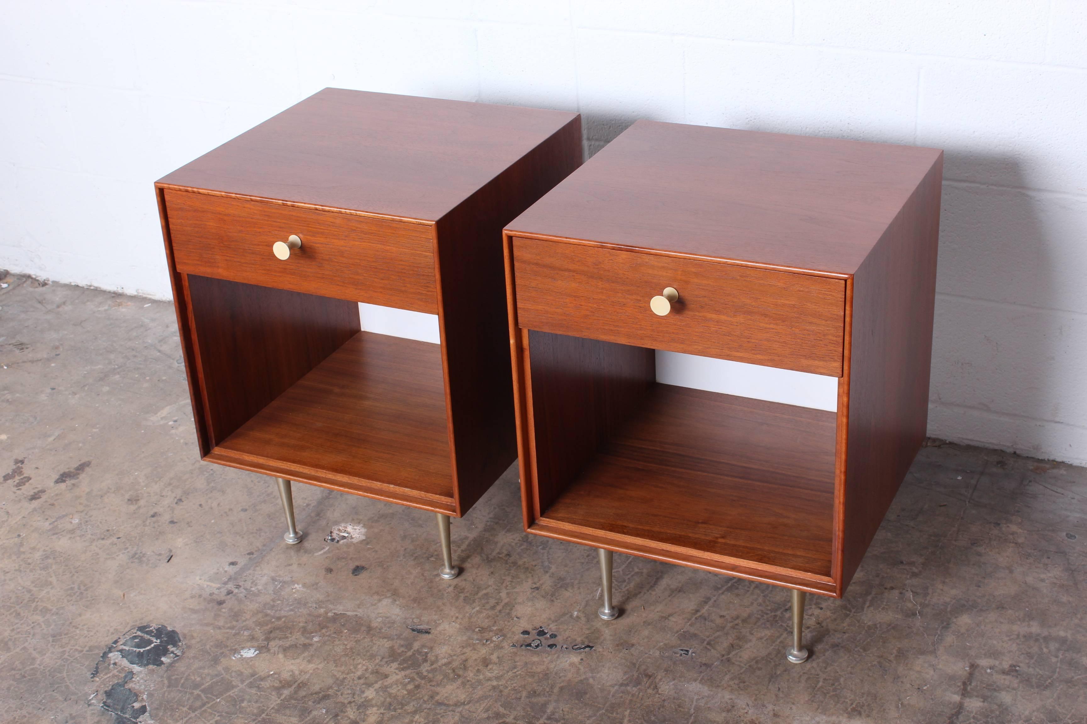 Pair of Thin Edge Nightstands by George Nelson 6