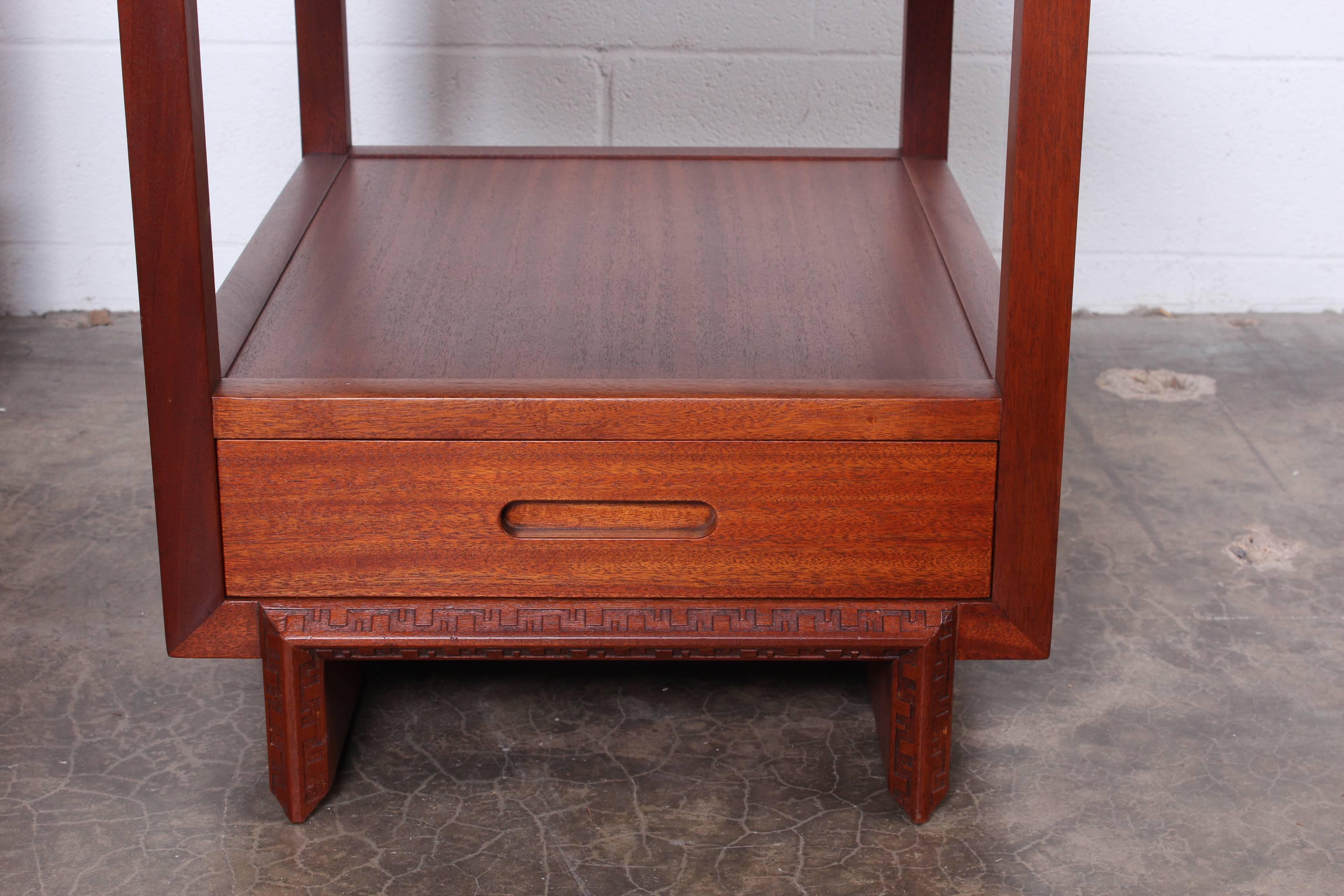 Pair of Nightstands by Frank Lloyd Wright for Henredon 1