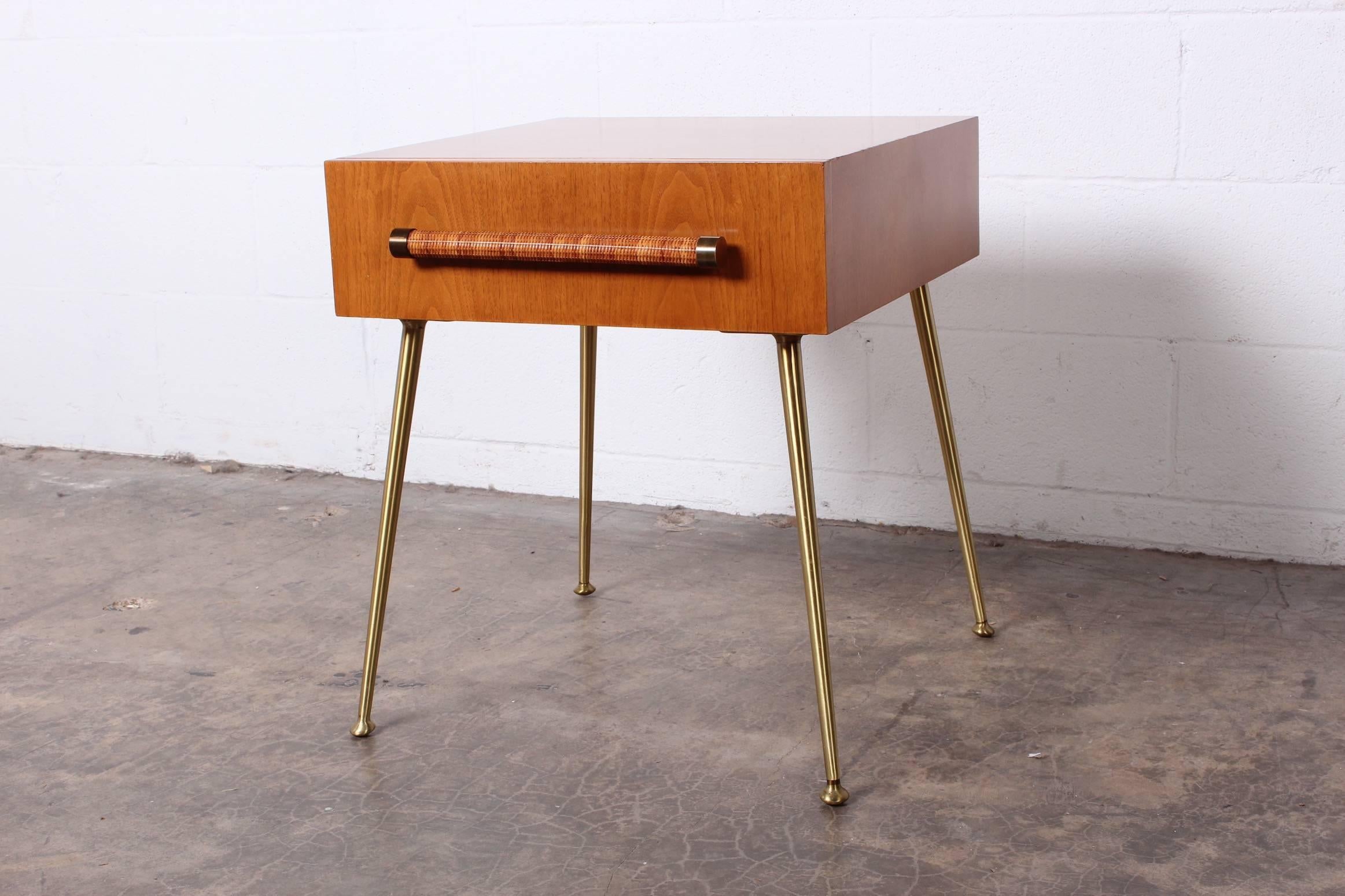 Nightstand Designed by T.H. Robsjohn-Gibbings for Widdicomb In Good Condition In Dallas, TX