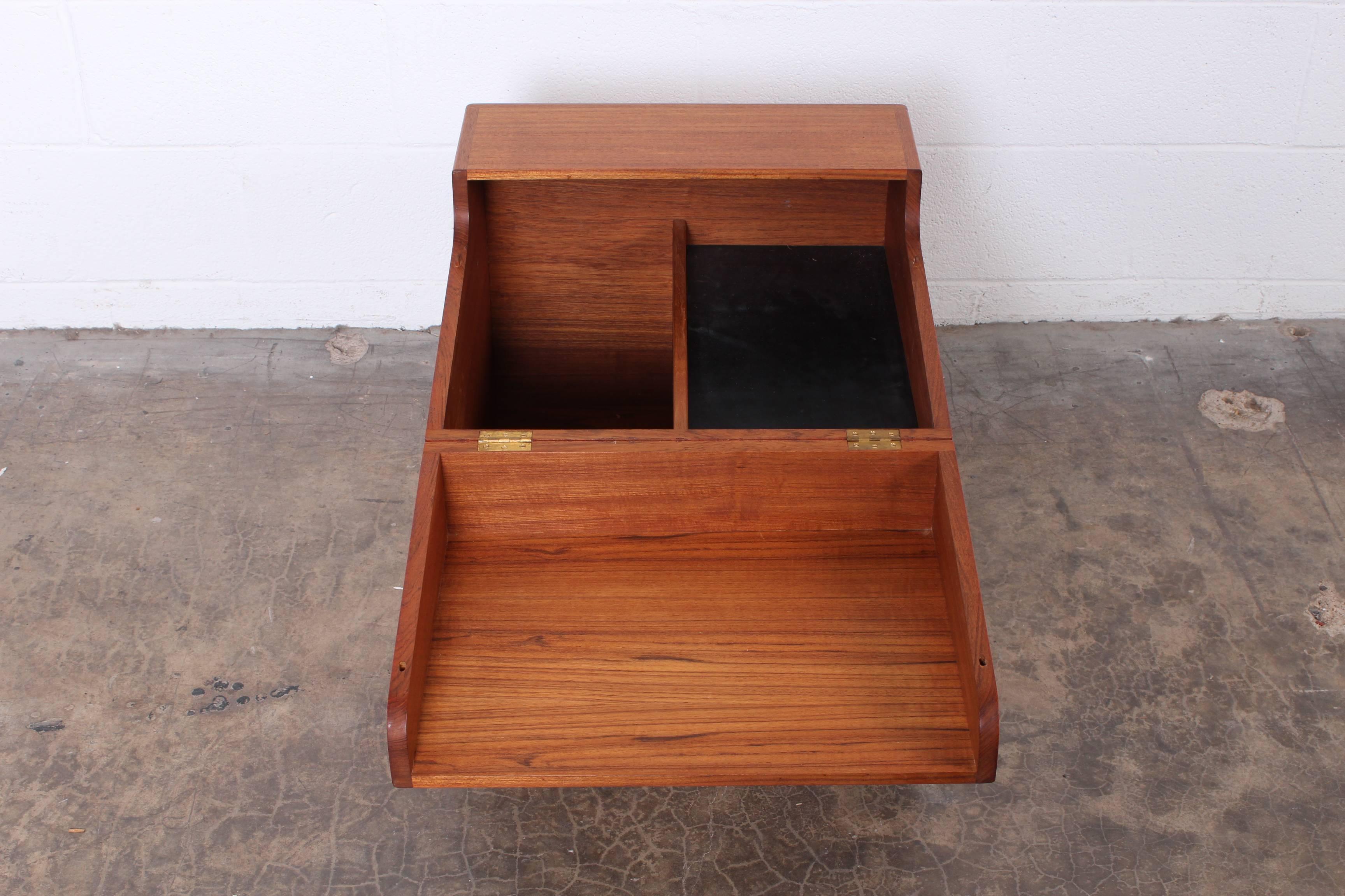 Hans Wegner Teak Cube Bar 3