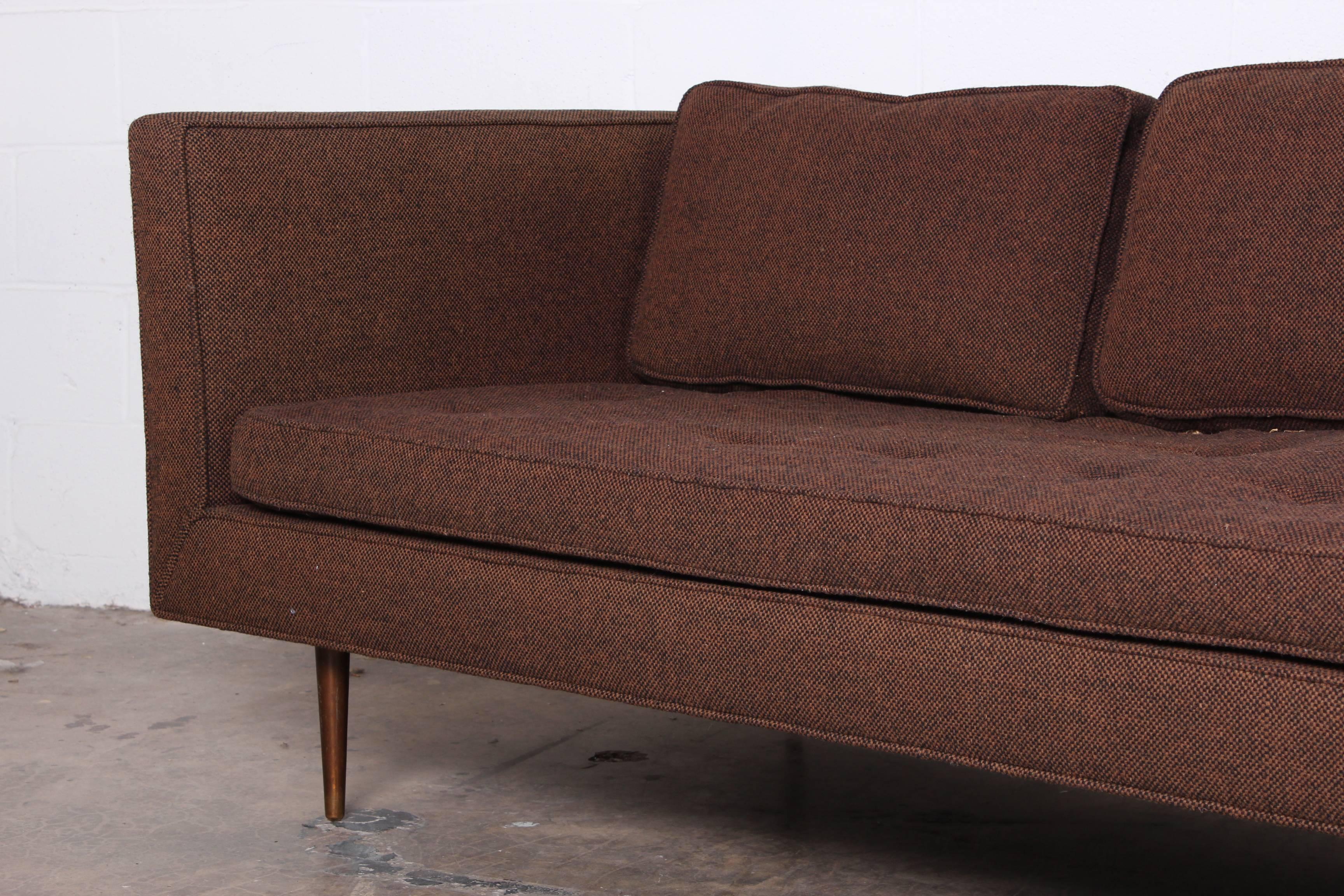 Sofa/Chaise by Edward Wormley for Dunbar For Sale 3