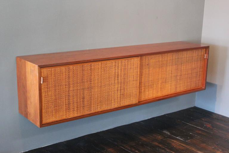 Florence Knoll Wall Mounted Credenza at 1stdibs