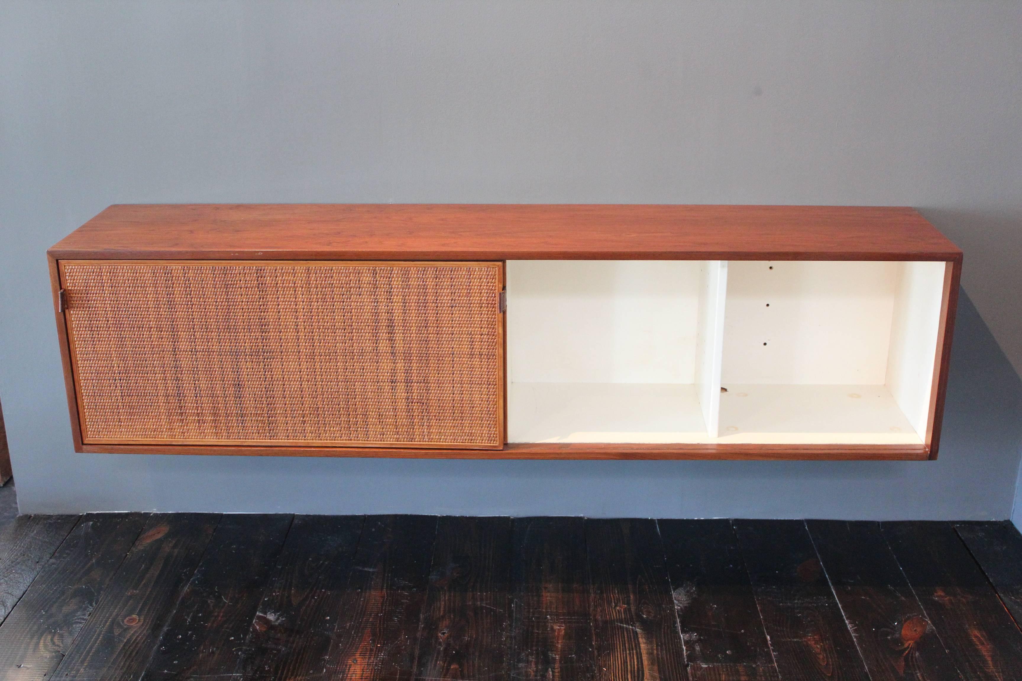 Florence Knoll Wall Mounted Credenza In Good Condition In Dallas, TX