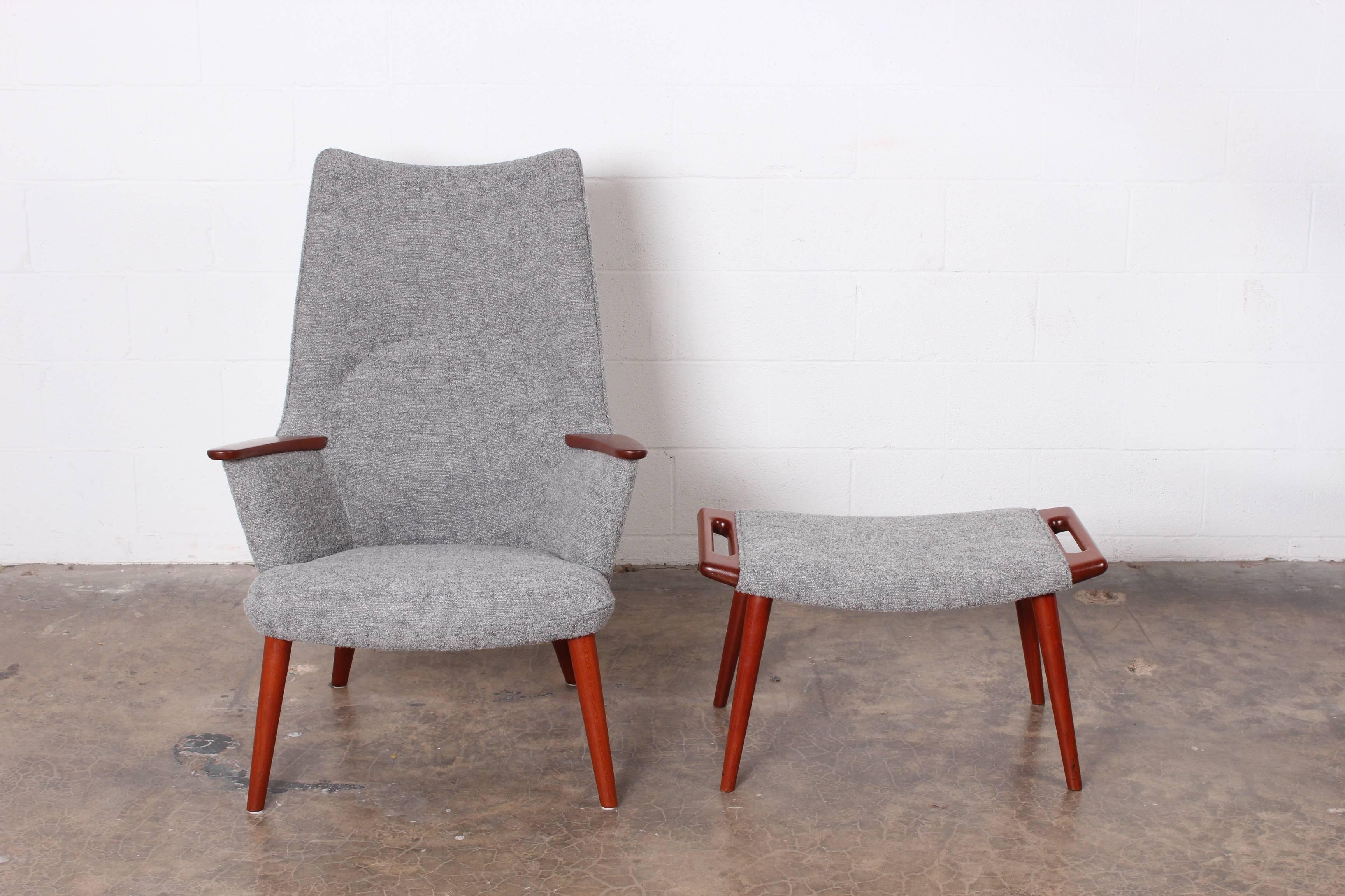 Hans Wegner AP-27 Lounge Chair and Ottoman 1