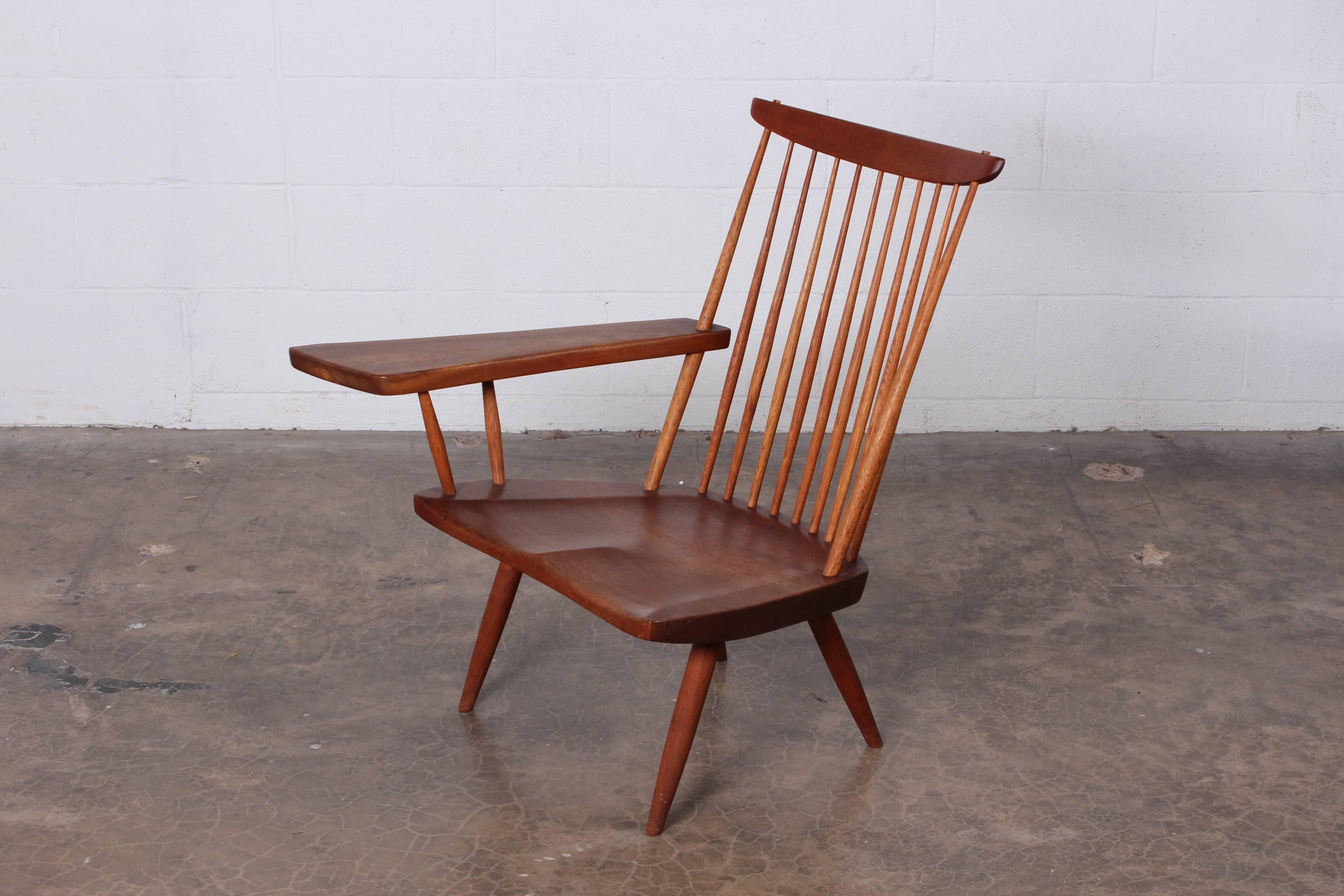 George Nakashima Single Arm Lounge Chair, 1968 2