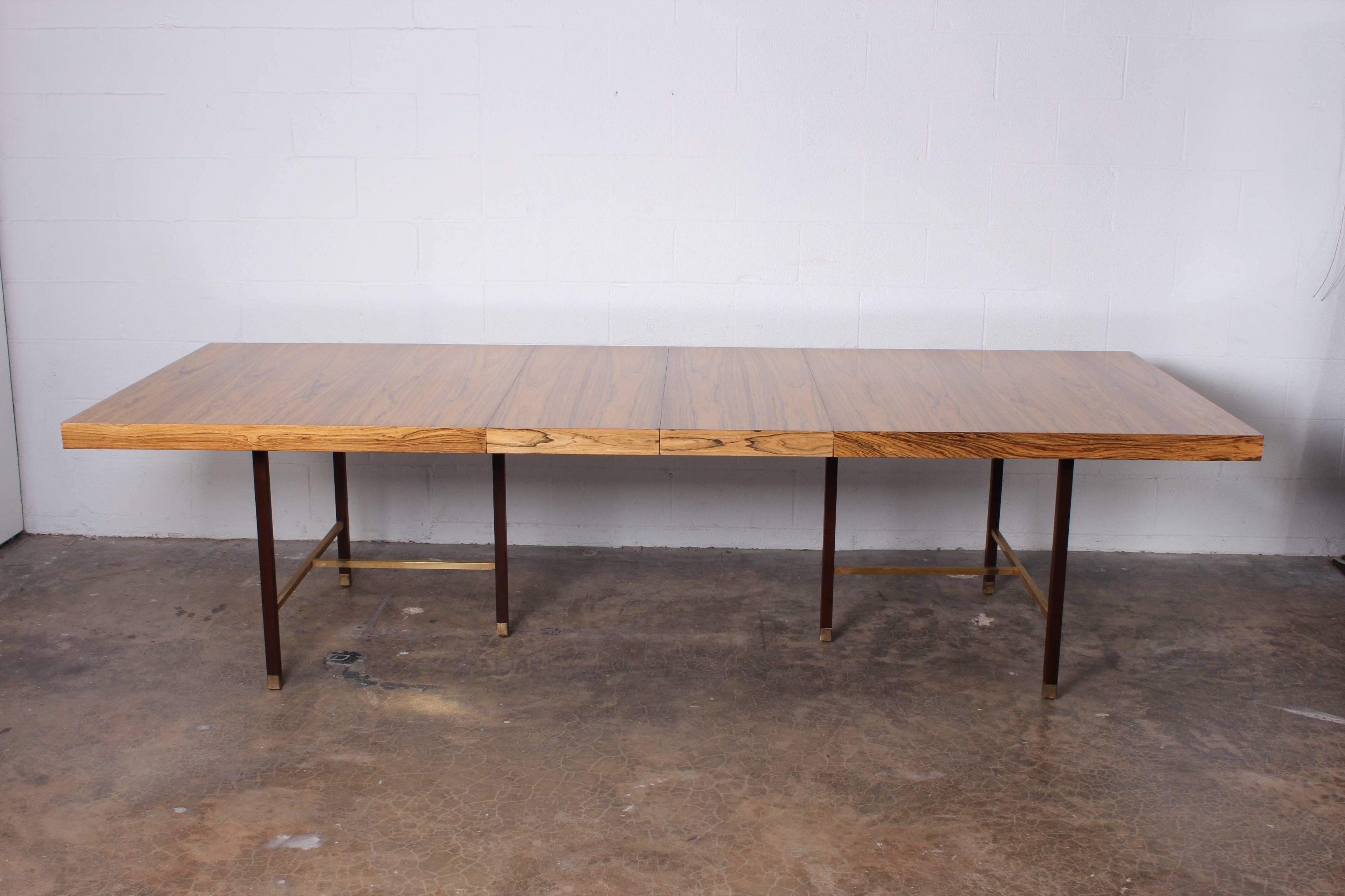 Bleached Rosewood Dining Table by Harvey Probber 2