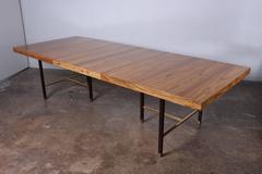 Bleached Rosewood Dining Table by Harvey Probber