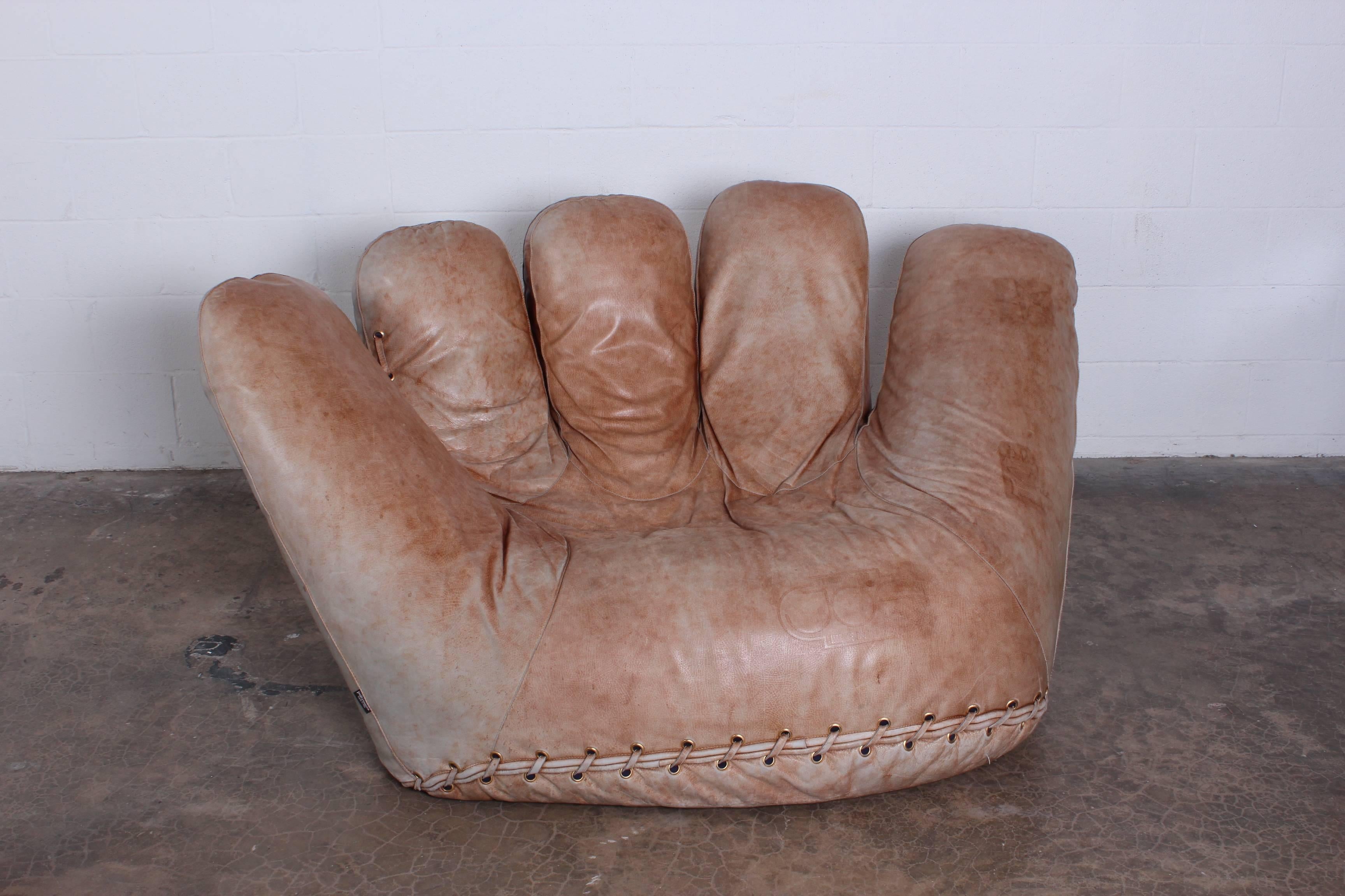 Late 20th Century Vintage Joe Glove Chair by De Pas Donato D'urbino and Lomazzi