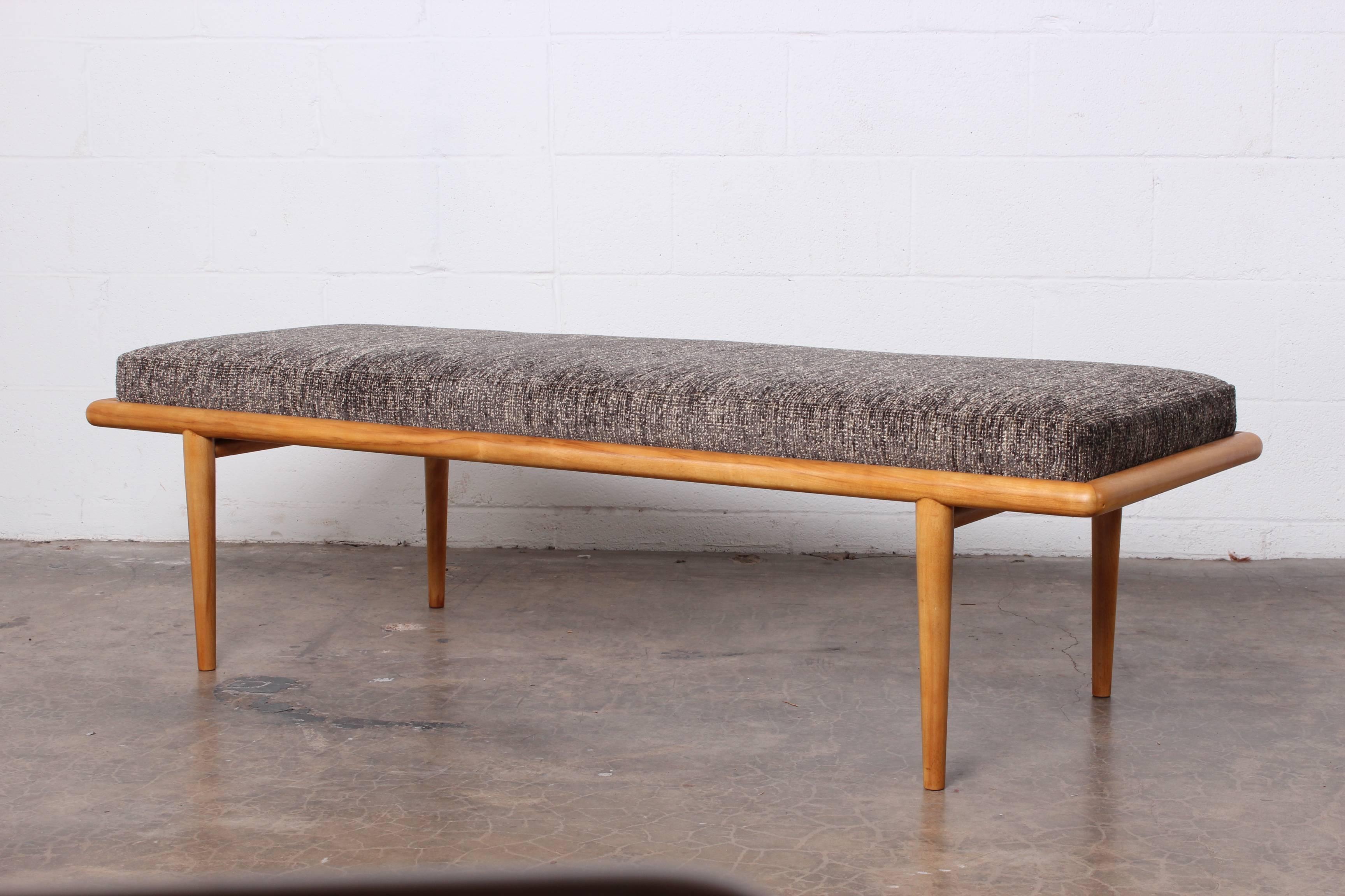 Maple Bench by T.H. Robsjohn-Gibbings for Widdicomb In Excellent Condition In Dallas, TX