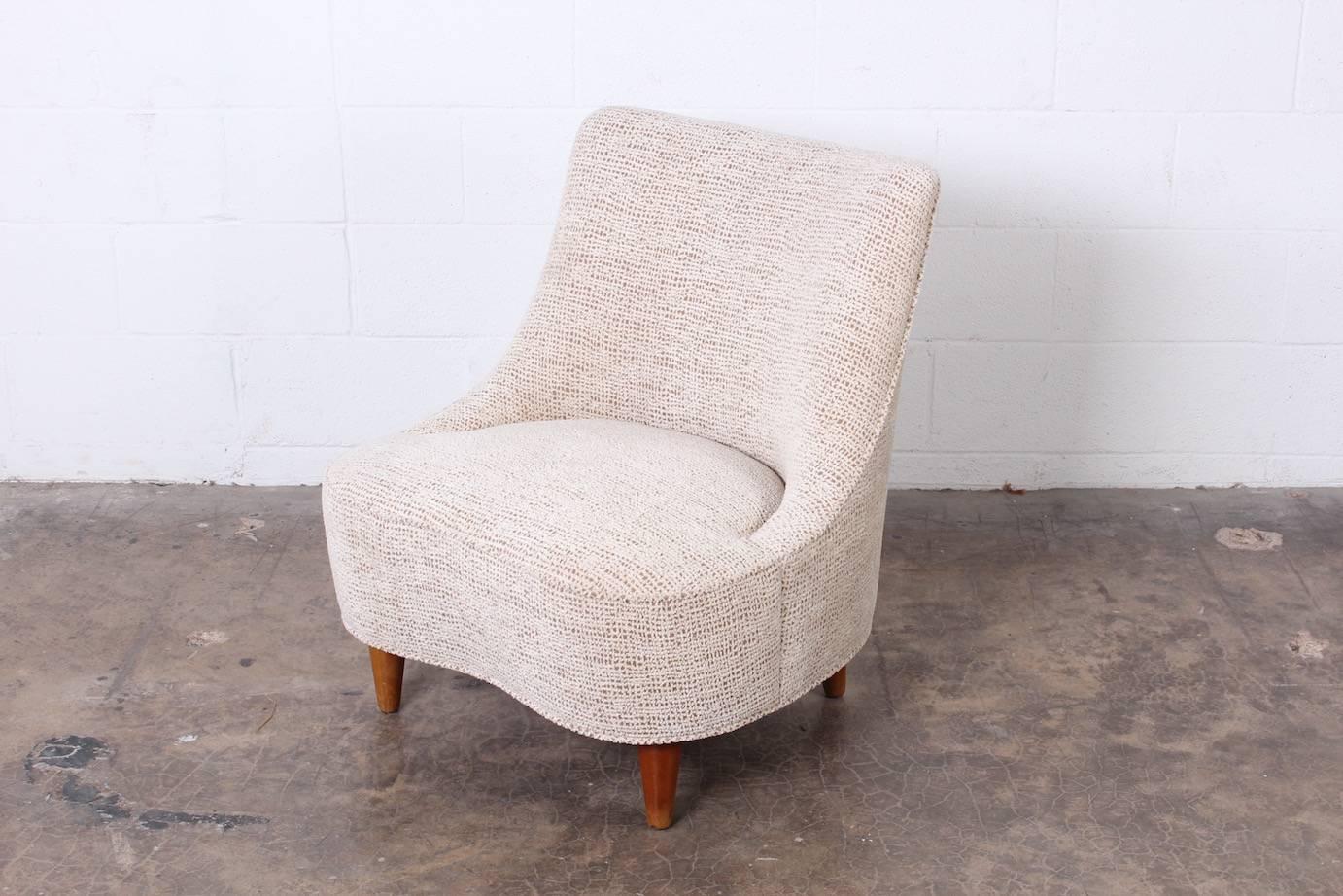 Tear Drop Chair by Edward Wormley for Dunbar In Excellent Condition In Dallas, TX