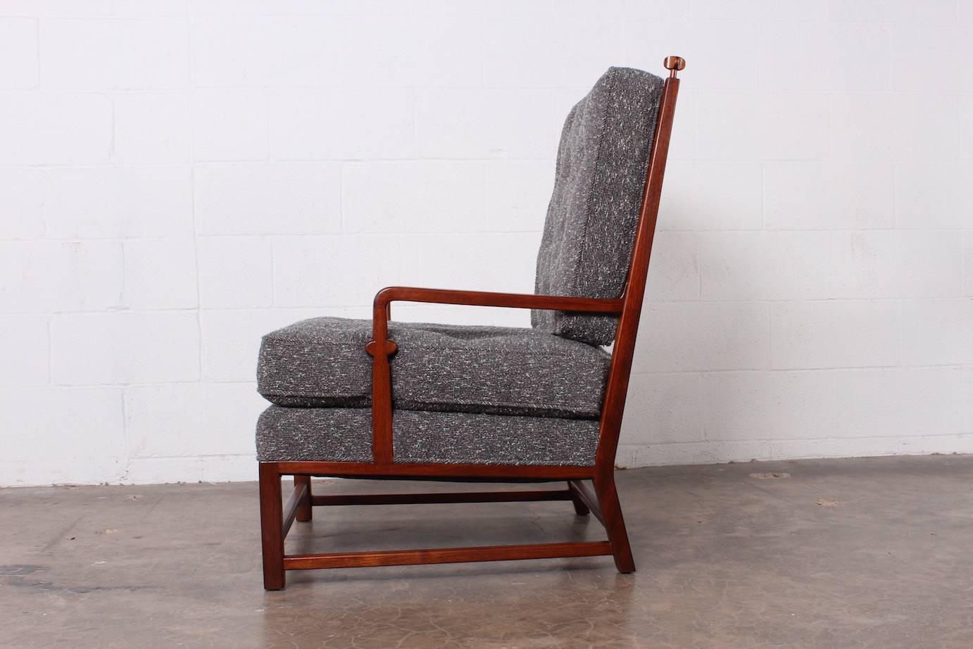 Throne Lounge Chair by Tommi Parzinger In Excellent Condition In Dallas, TX