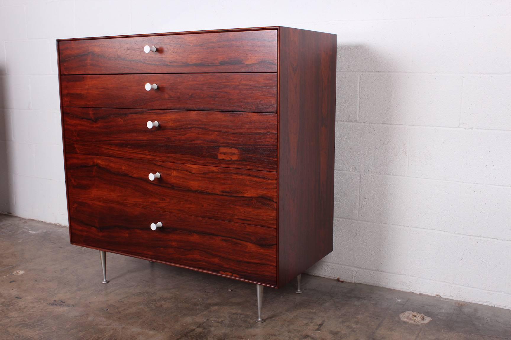 Mid-20th Century Rosewood Thin Edge Dresser by George Nelson
