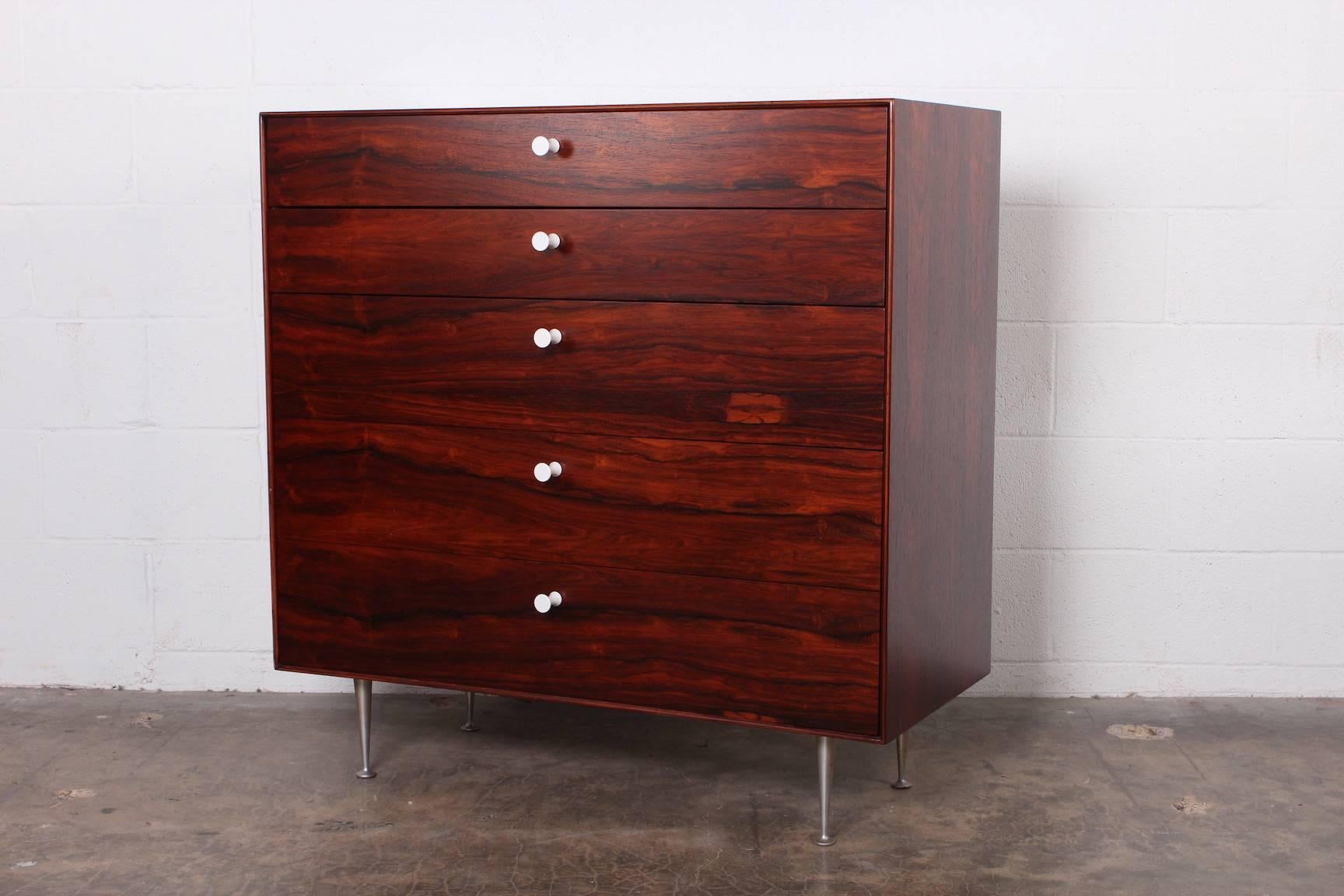 Rosewood Thin Edge Dresser by George Nelson 6