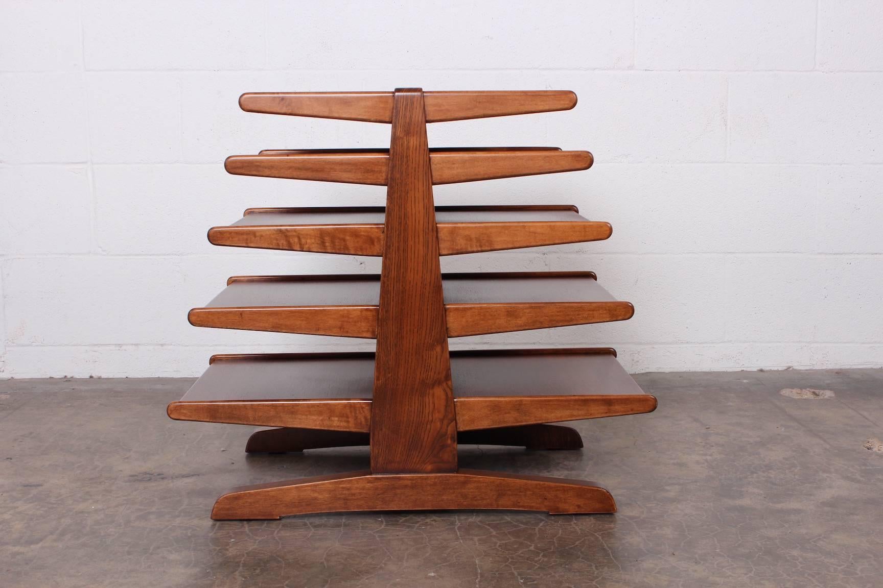 Magazine tree table model #4765 designed by Edward Wormley for Dunbar.