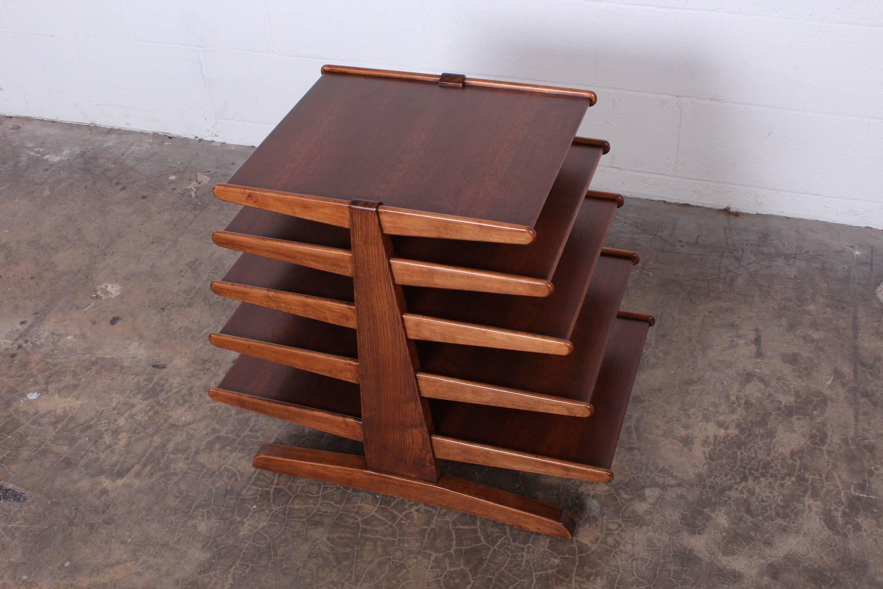 Magazine Tree Table by Edward Wormley for Dunbar In Excellent Condition In Dallas, TX