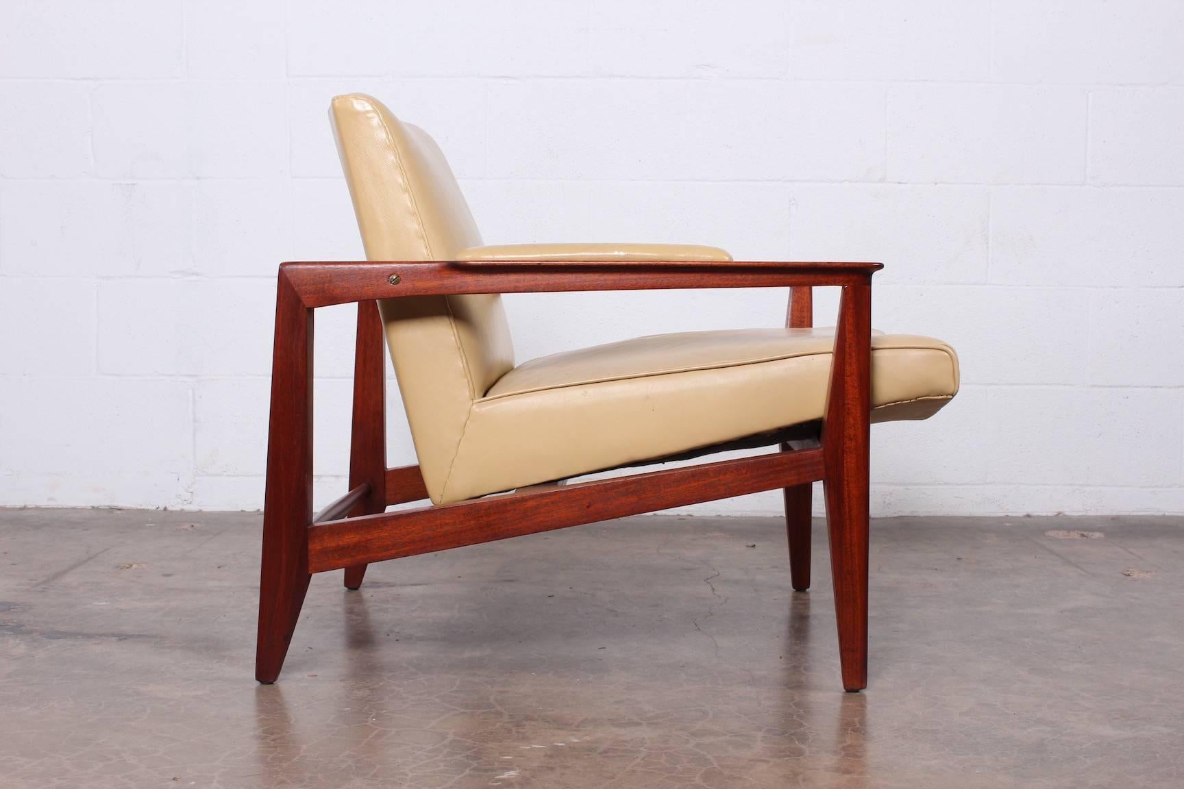 Lounge Chair by Edward Wormley for Dunbar In Good Condition In Dallas, TX