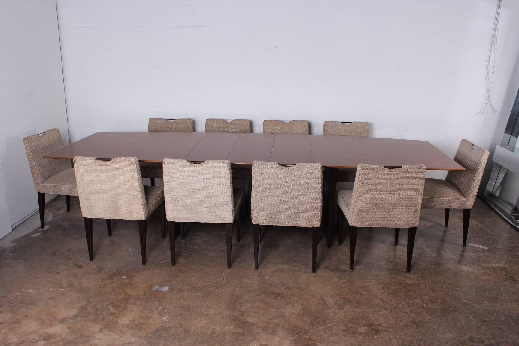 Set of Ten Dining Chairs by Edward Wormley for Dunbar 3