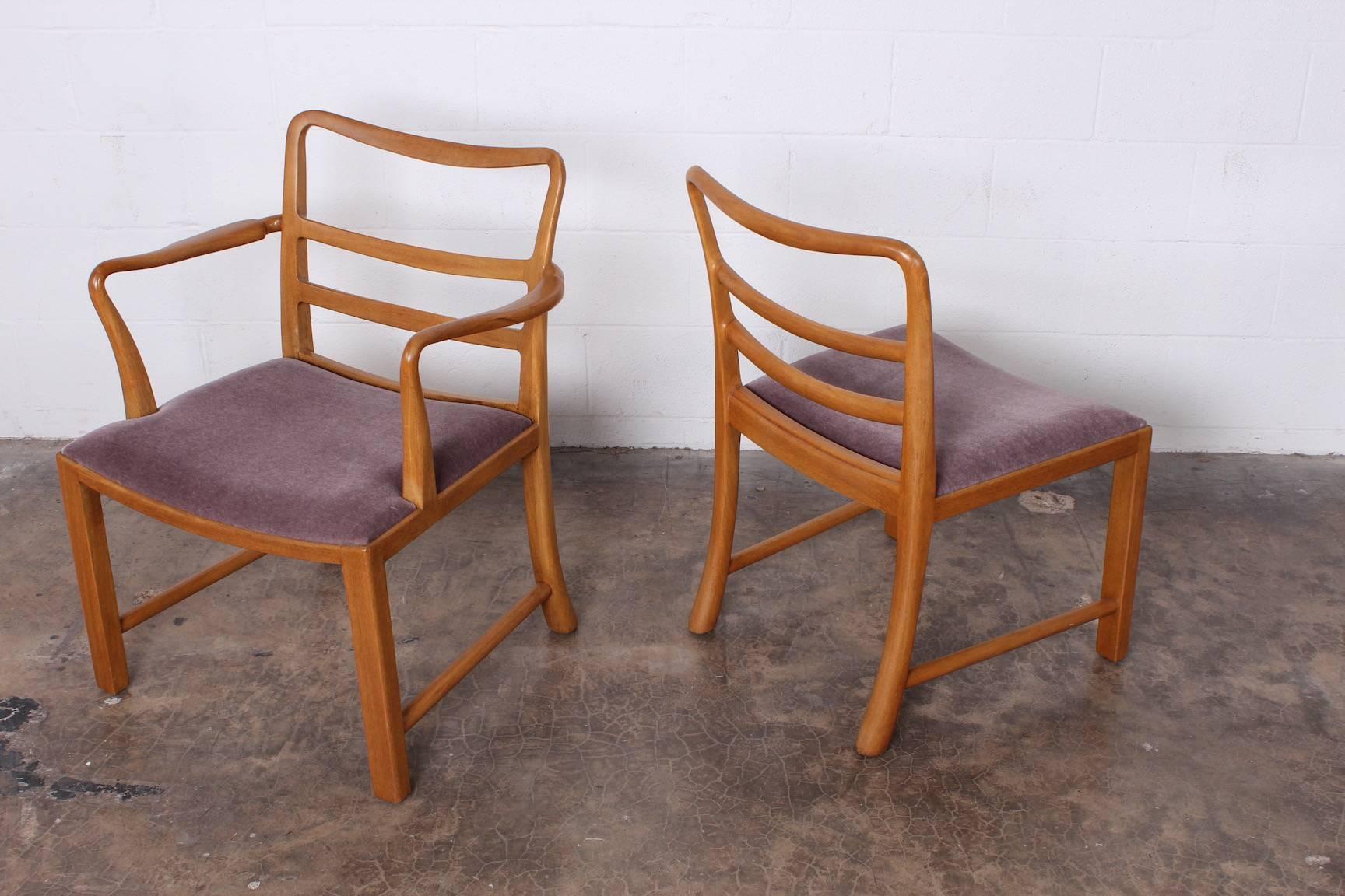 Set of Eight Dining Chairs by Edward Wormley for Dunbar 2