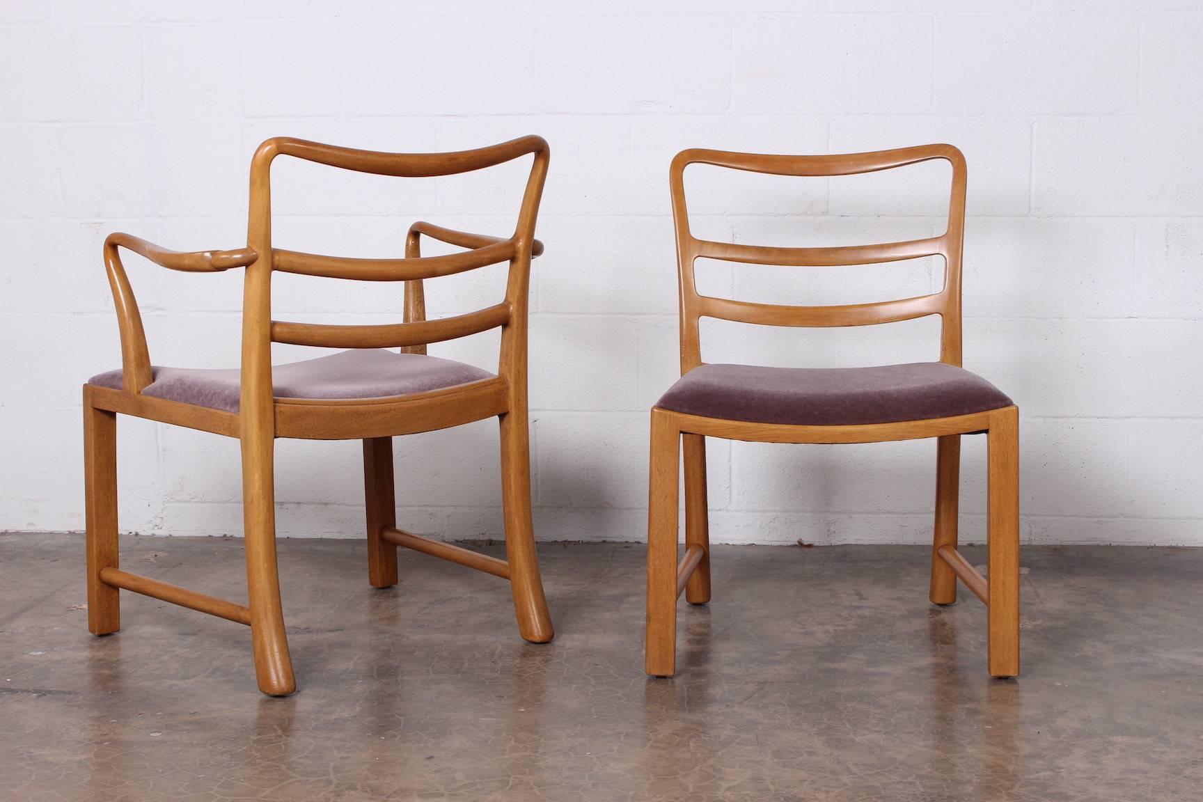 Set of Eight Dining Chairs by Edward Wormley for Dunbar 3