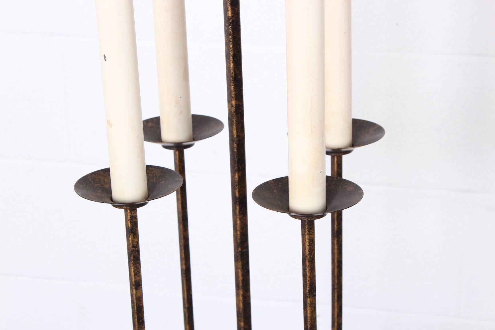 Tommi Parzinger Gilt-Iron Floor Lamp 2