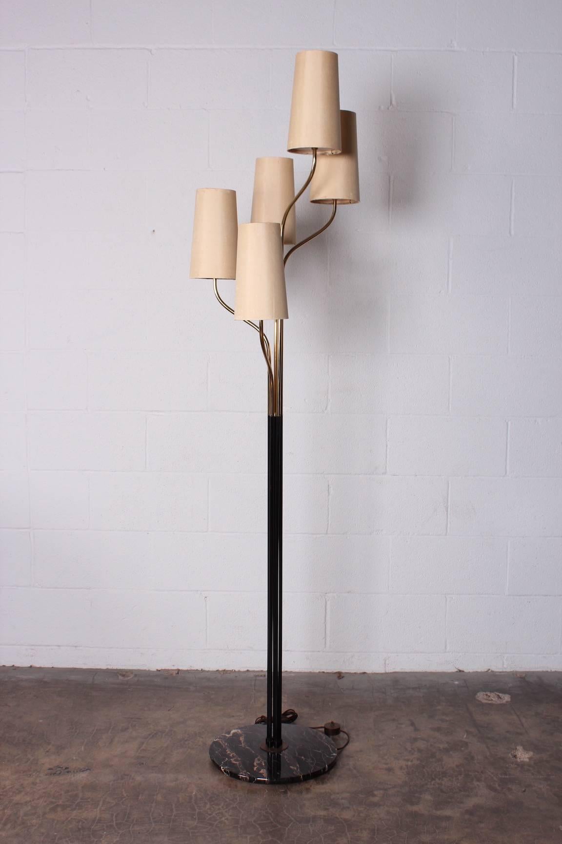 Italian Floor Lamp with Cascading Shades 5