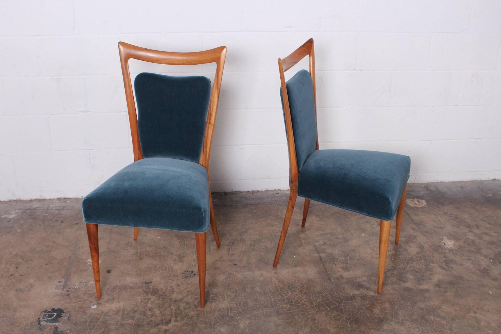Set of Eight Dining Chairs by Melchiorre Bega 1