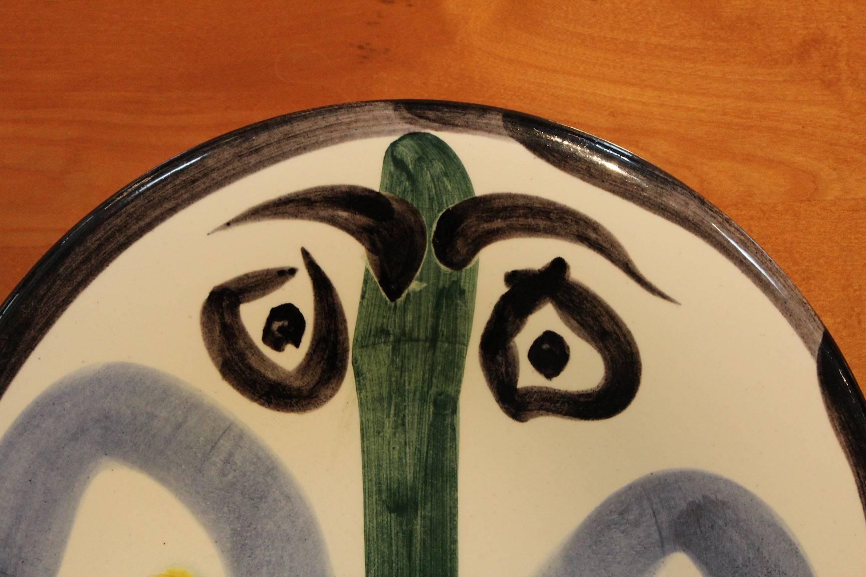 Pablo Picasso Face No. 130, Madoura, 1963 1