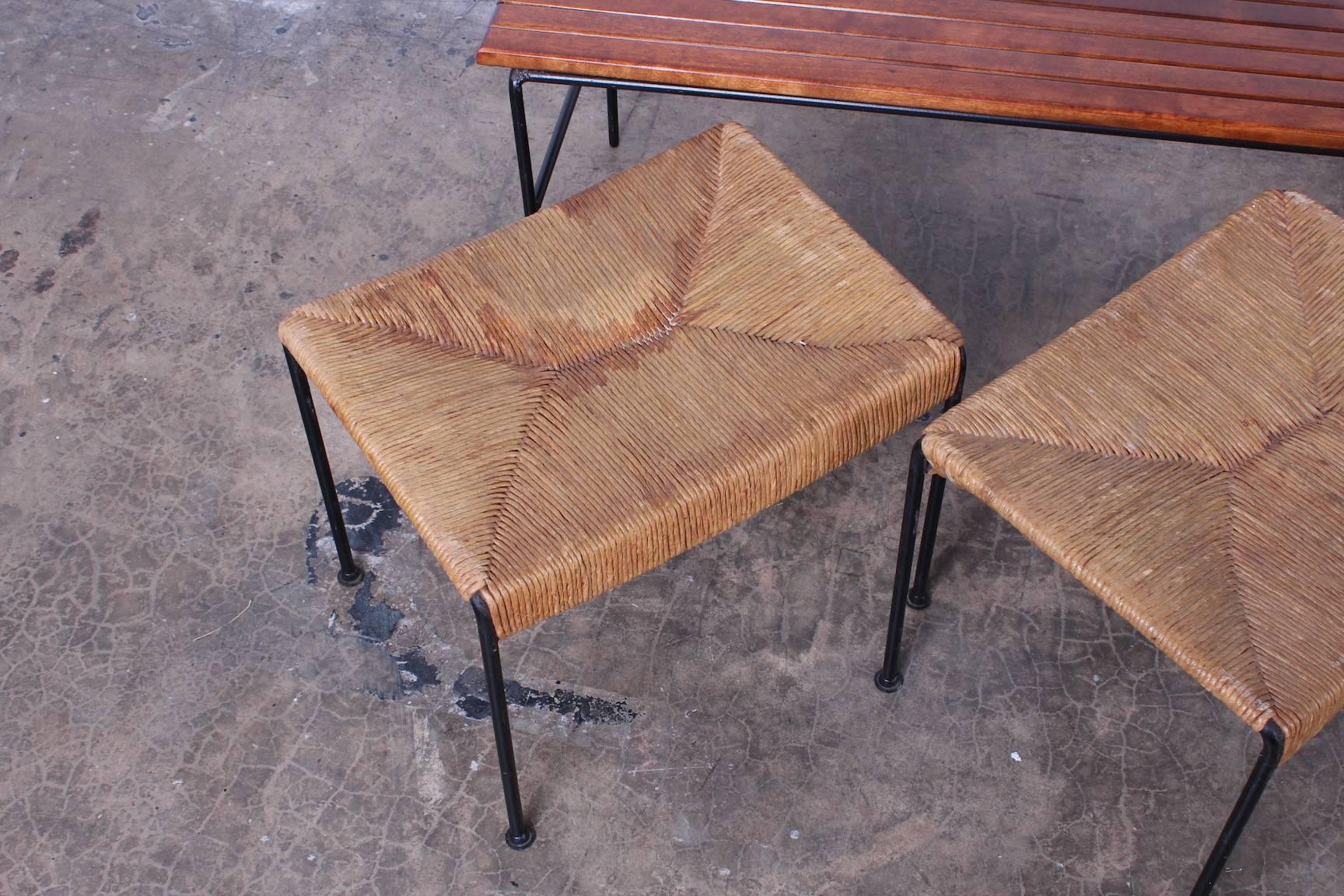 Bench and Three Stools by Arthur Umanoff 4