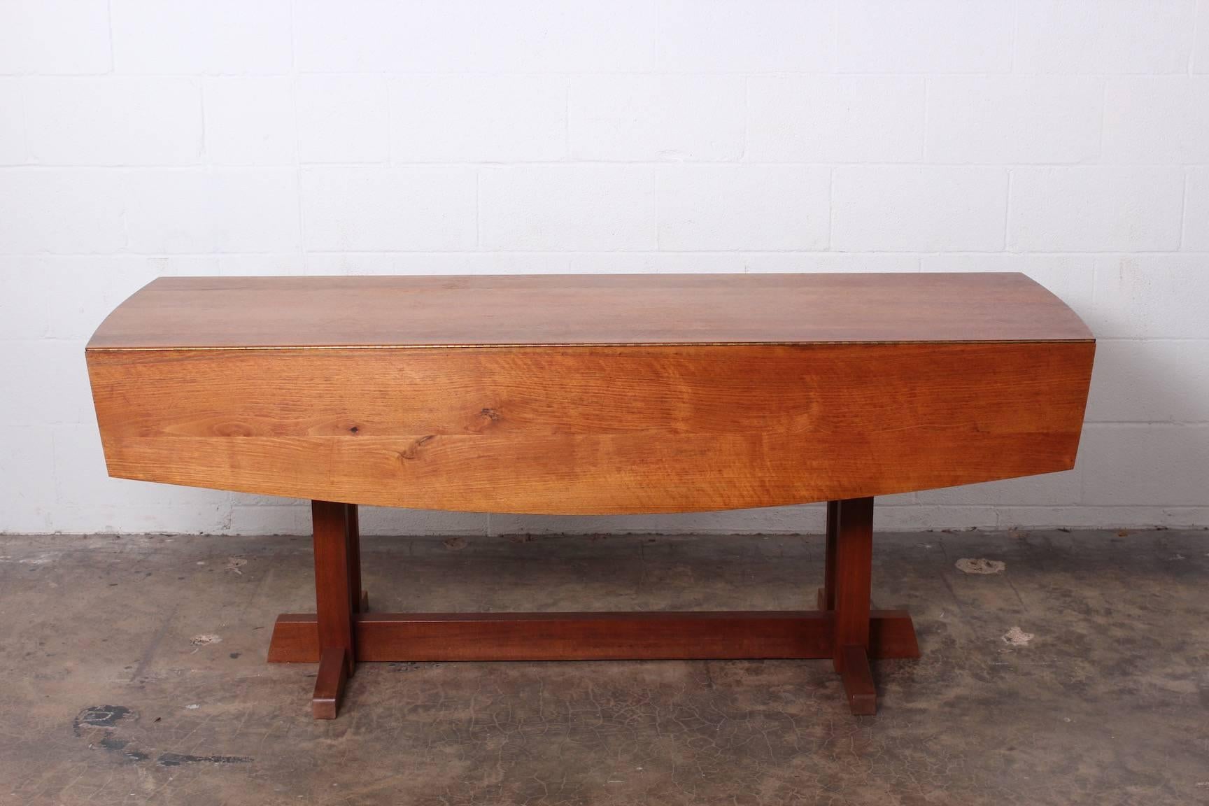 George Nakashima Frenchman's Cove Console / Dining Table, 1967 In Good Condition In Dallas, TX