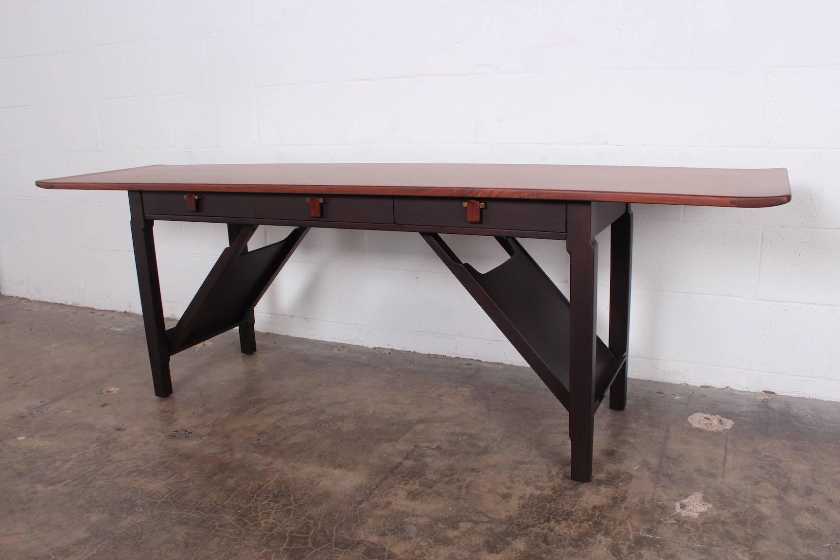 Dunbar Console or Sofa Table by Edward Wormley For Sale 4