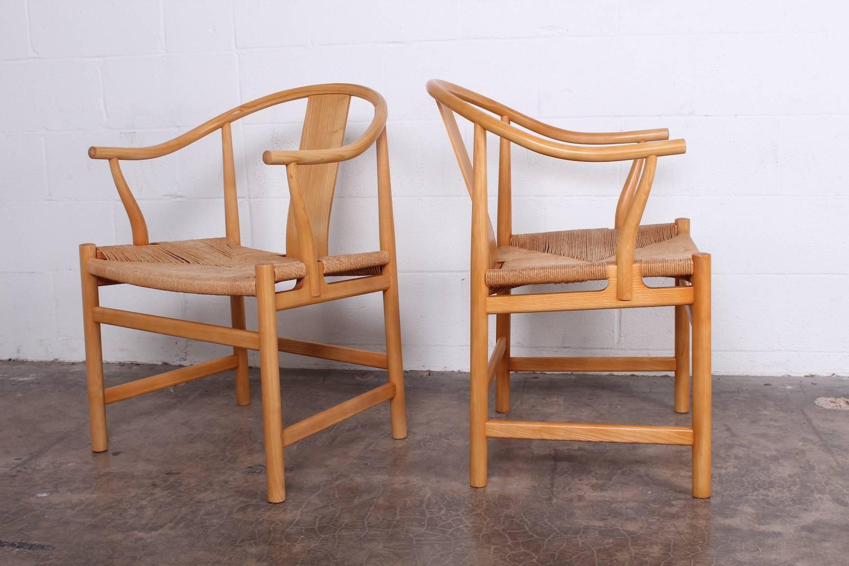Mid-20th Century Six Chinese Chairs by Hans Wegner for PP Mobler